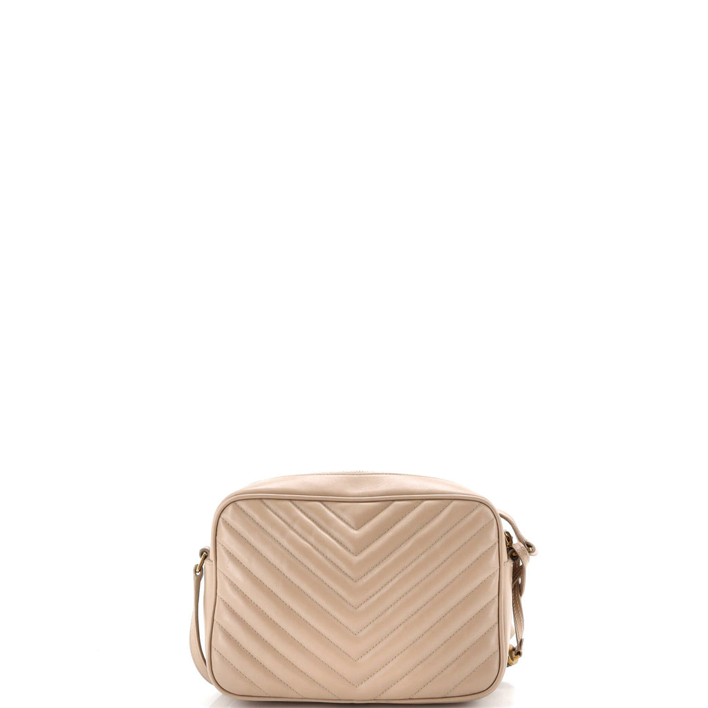 Lou Camera Bag Matelasse Chevron Leather Small
