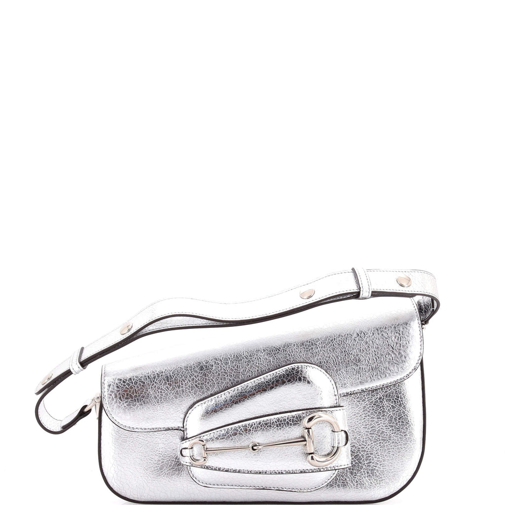 Horsebit 1955 Asymmetric Shoulder Bag Leather Small