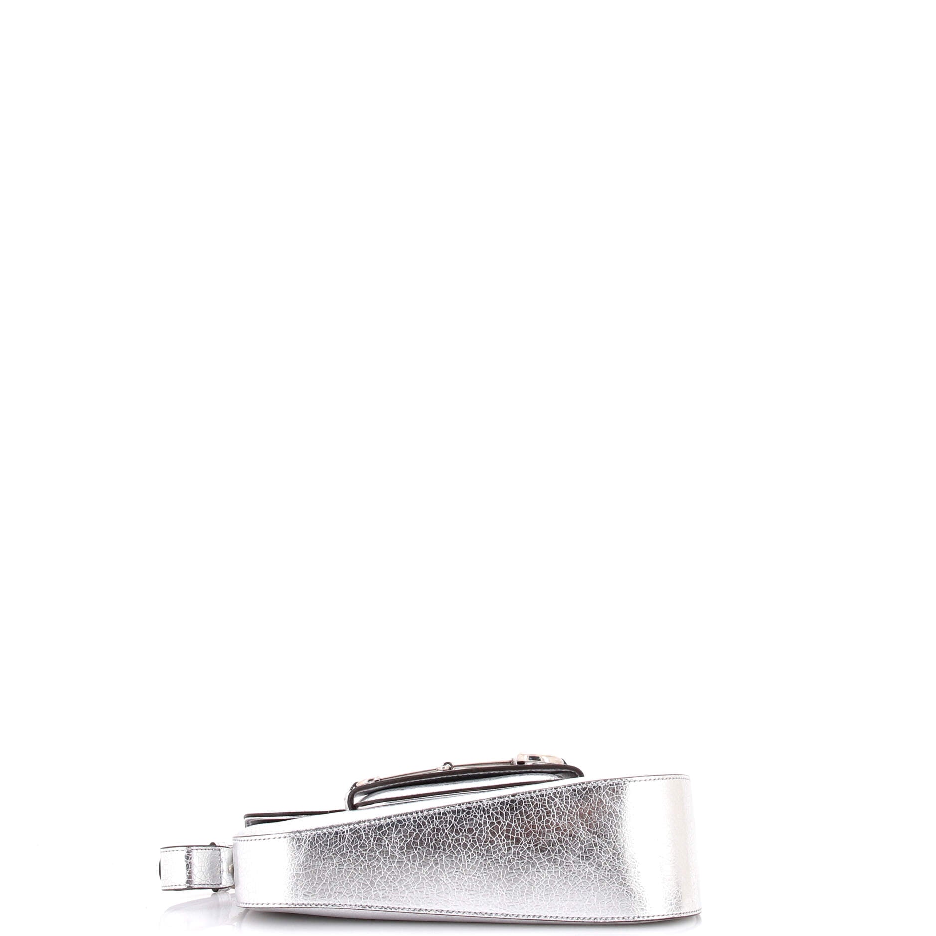 Horsebit 1955 Asymmetric Shoulder Bag Leather Small