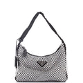 Re-Edition 2000 Hobo Crystal Embellished Satin Mini