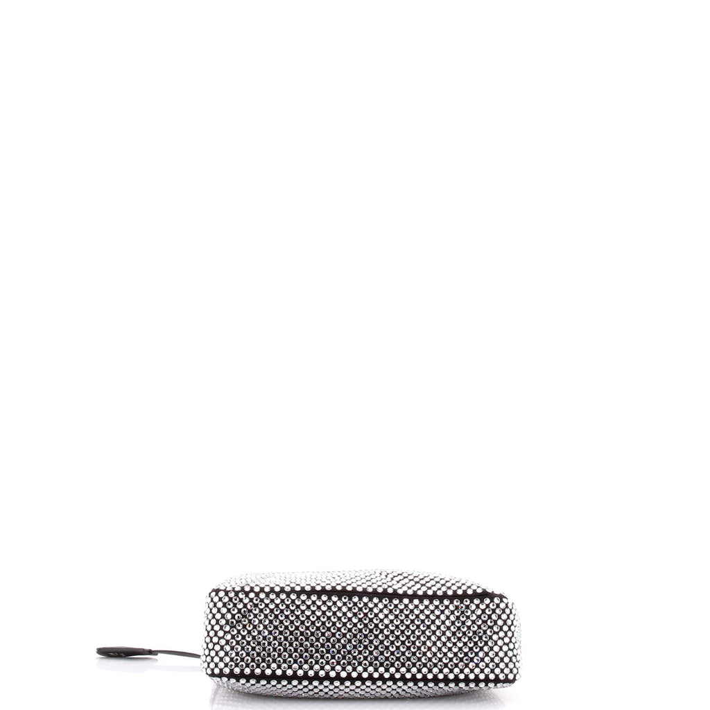 Re-Edition 2000 Hobo Crystal Embellished Satin Mini