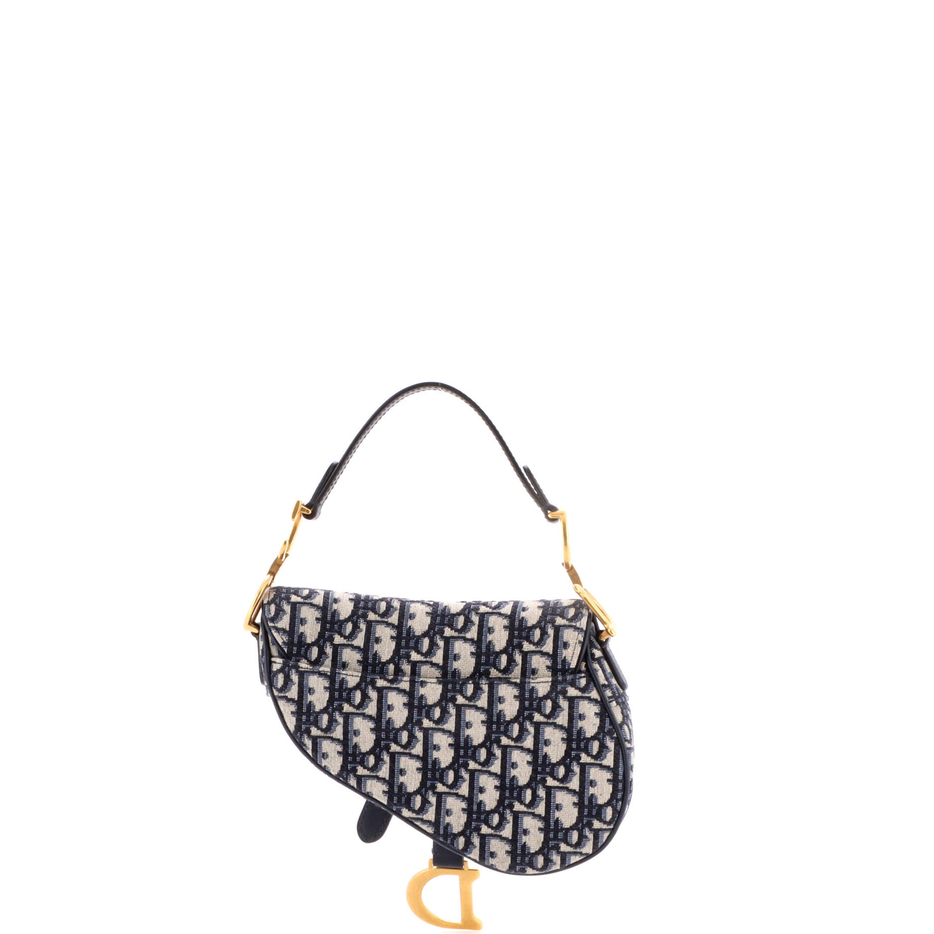 Saddle Handbag Oblique Canvas Mini