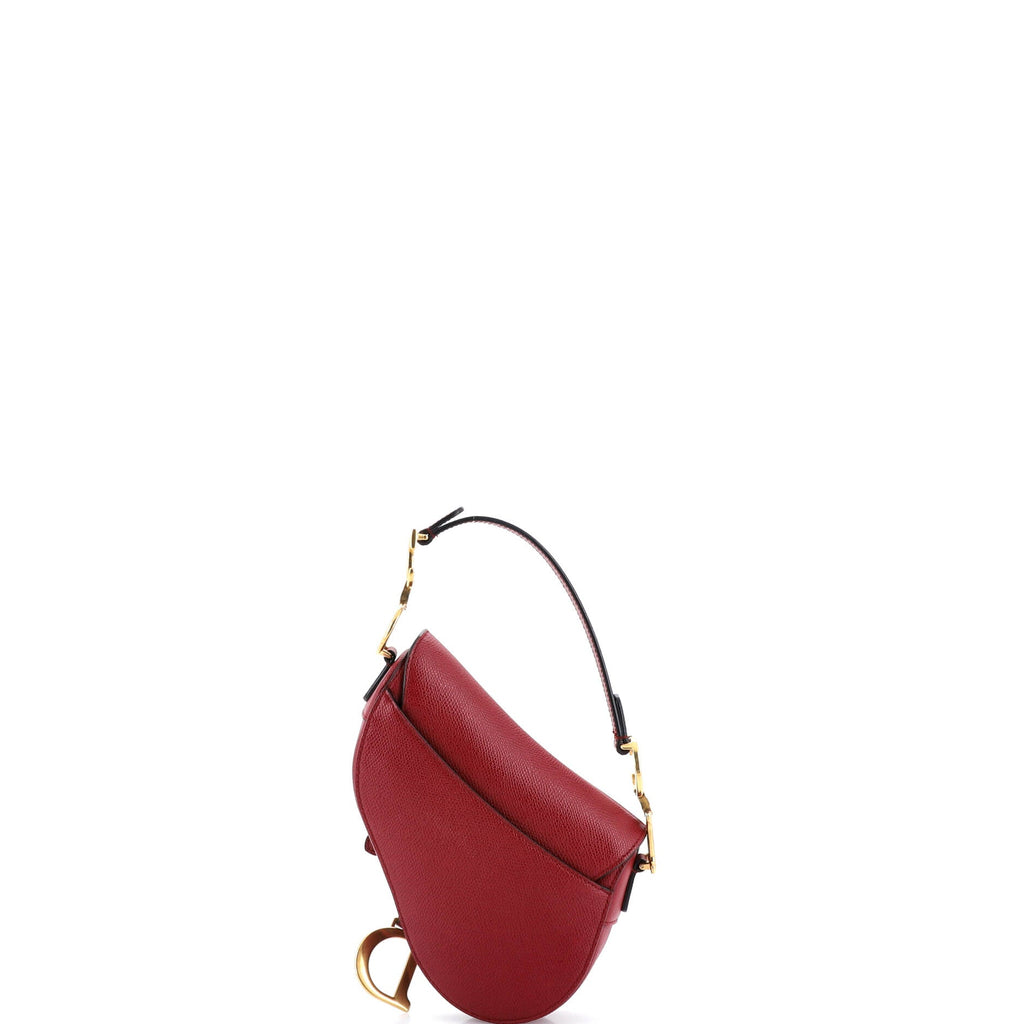 Saddle Handbag Leather Mini