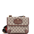 Neo Vintage Flap Messenger GG Coated Canvas Small