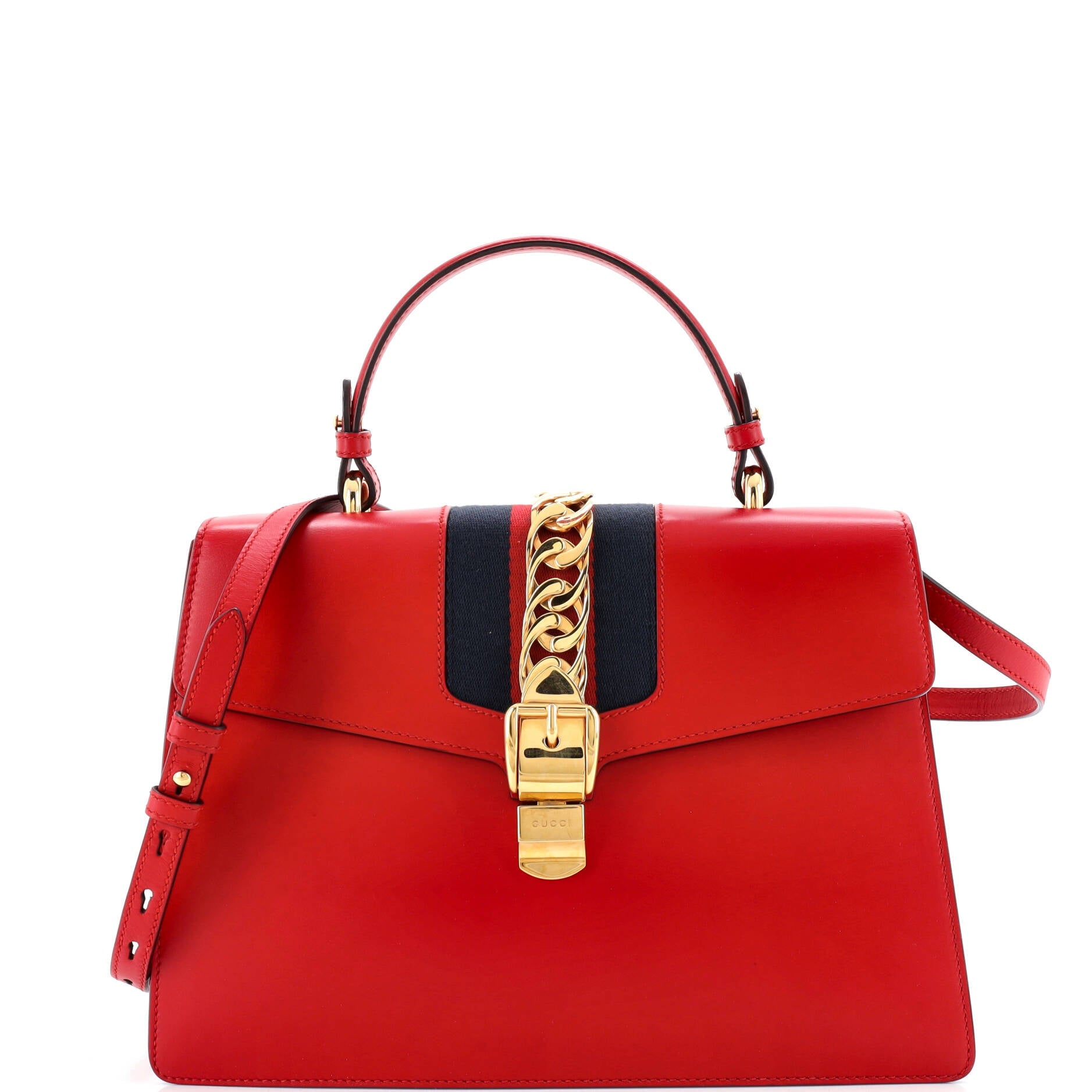 Sylvie Top Handle Bag Leather Medium