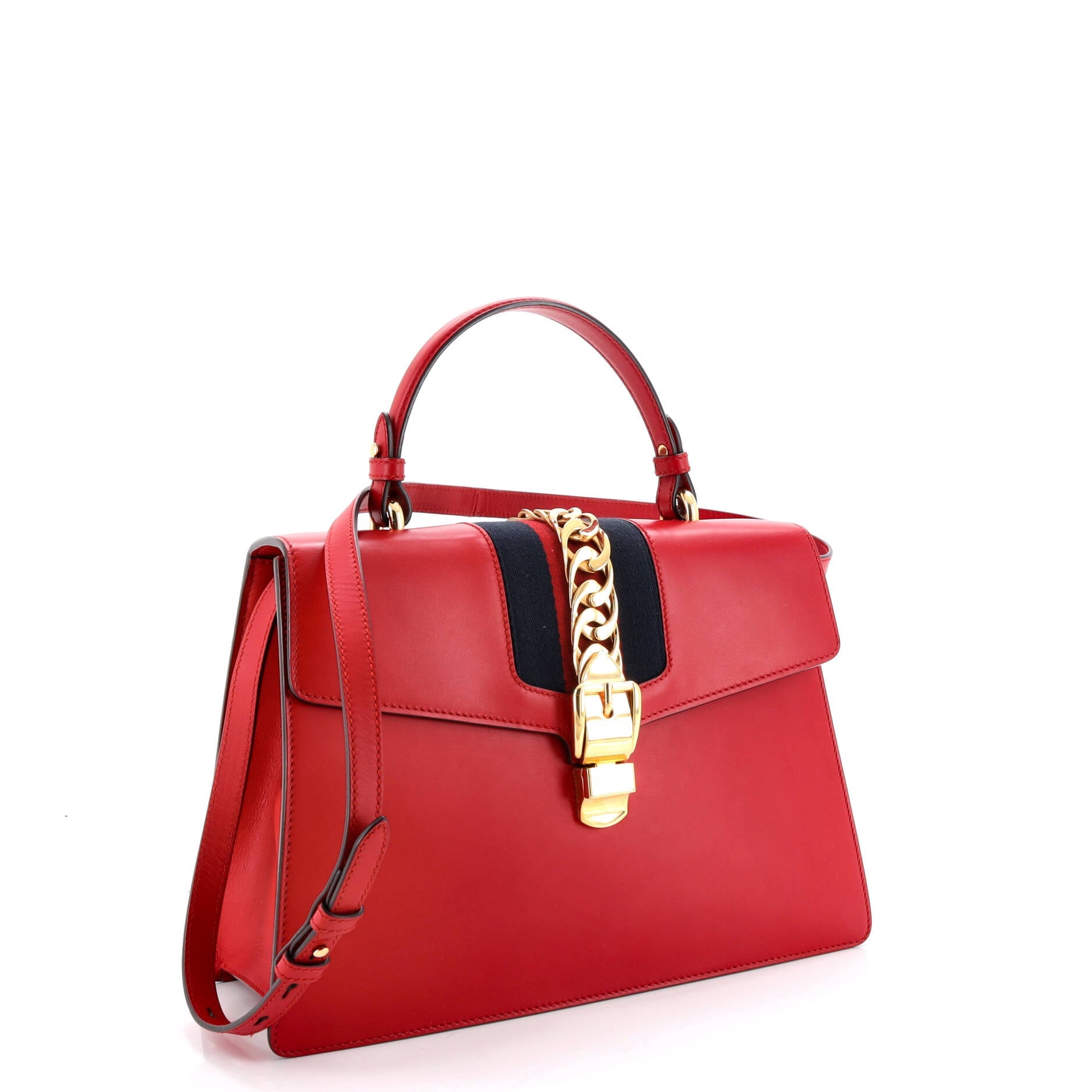 Sylvie Top Handle Bag Leather Medium