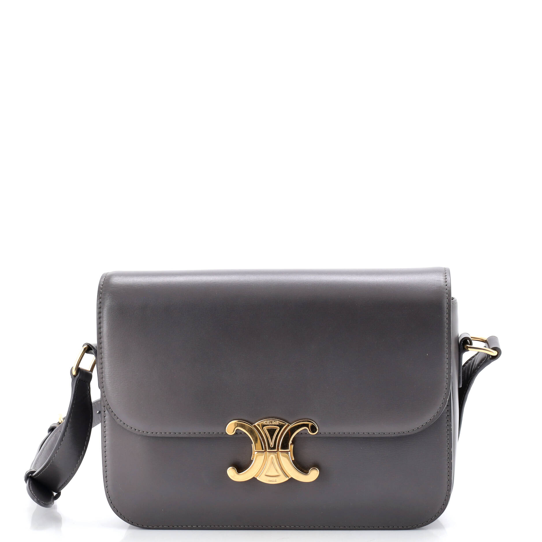 Triomphe Shoulder Bag Smooth Calfskin Medium