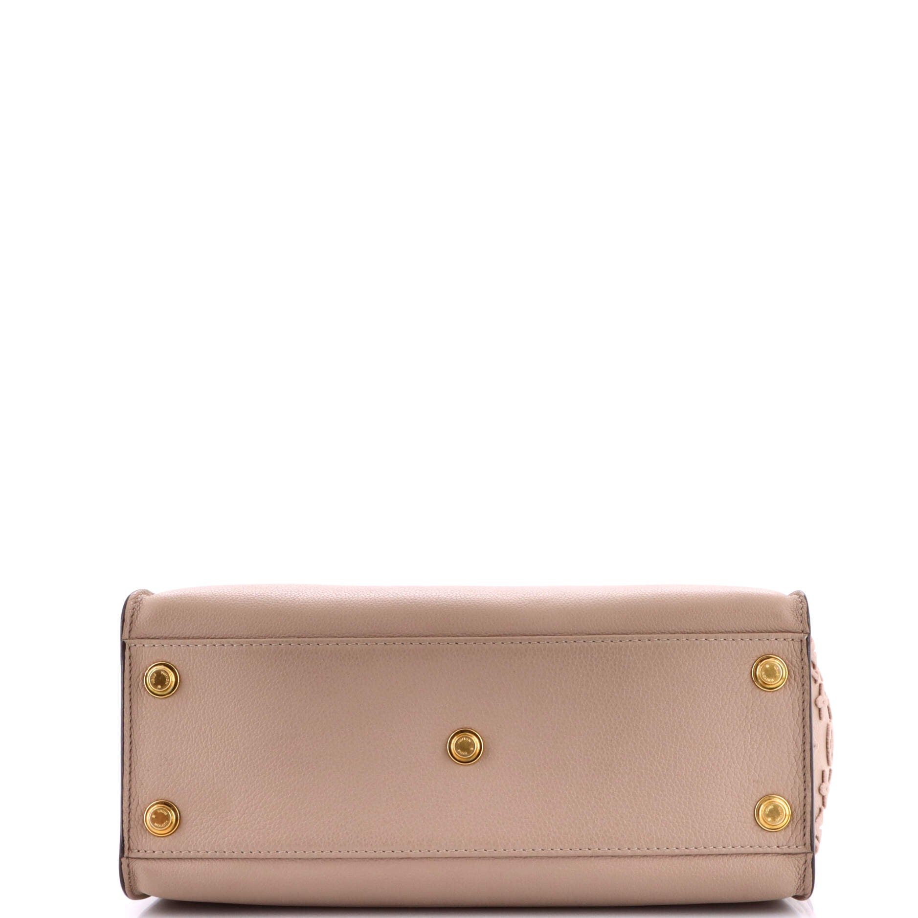 On My Side Tote Monogram Tuffetage Leather MM
