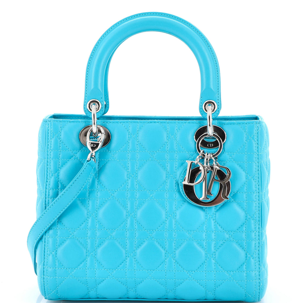 Lady Dior Bag Cannage Quilt Lambskin Medium