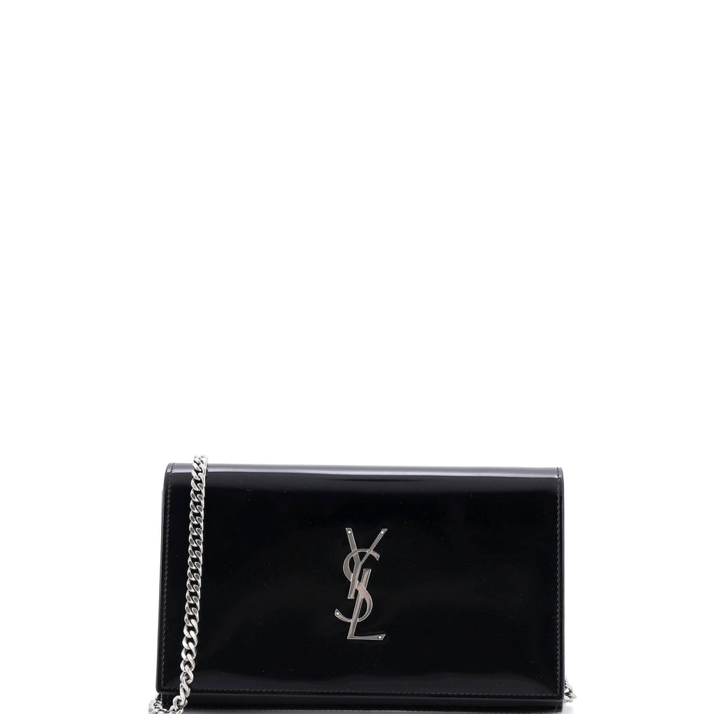 Classic Monogram Wallet on Chain Leather Small