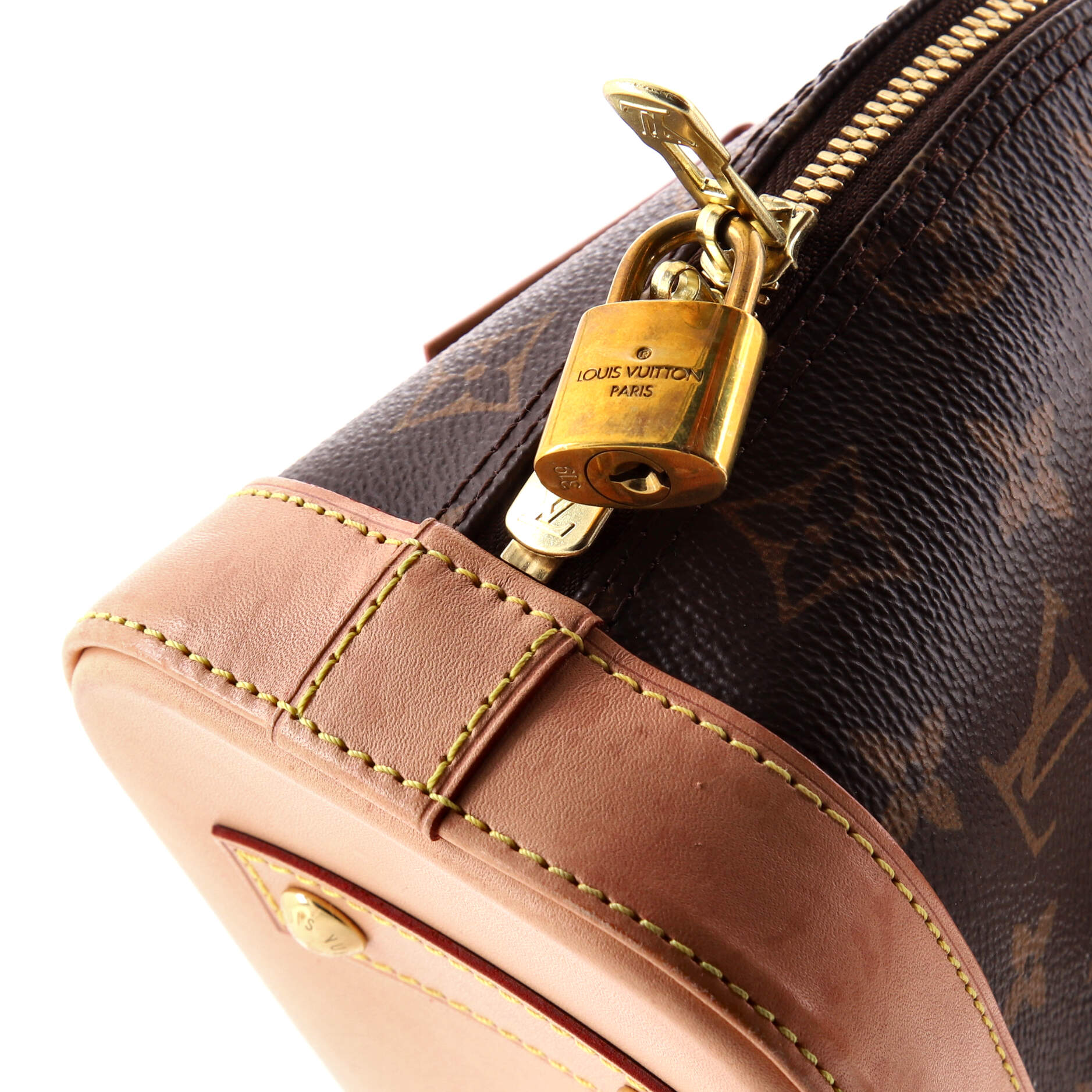 Alma Handbag Monogram Canvas BB