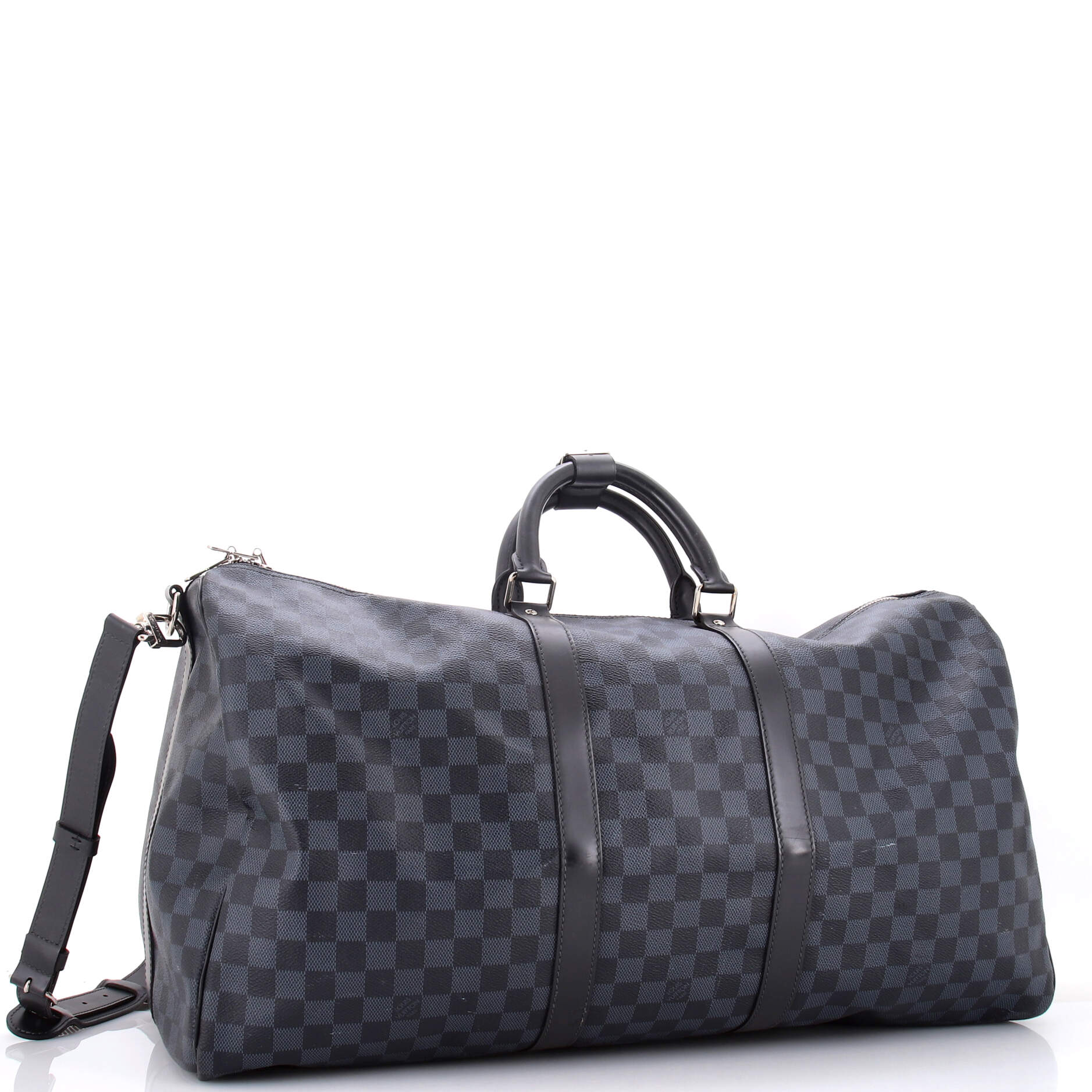 Keepall Bandouliere Bag Damier Cobalt 55