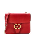 Interlocking Shoulder Bag Leather Small