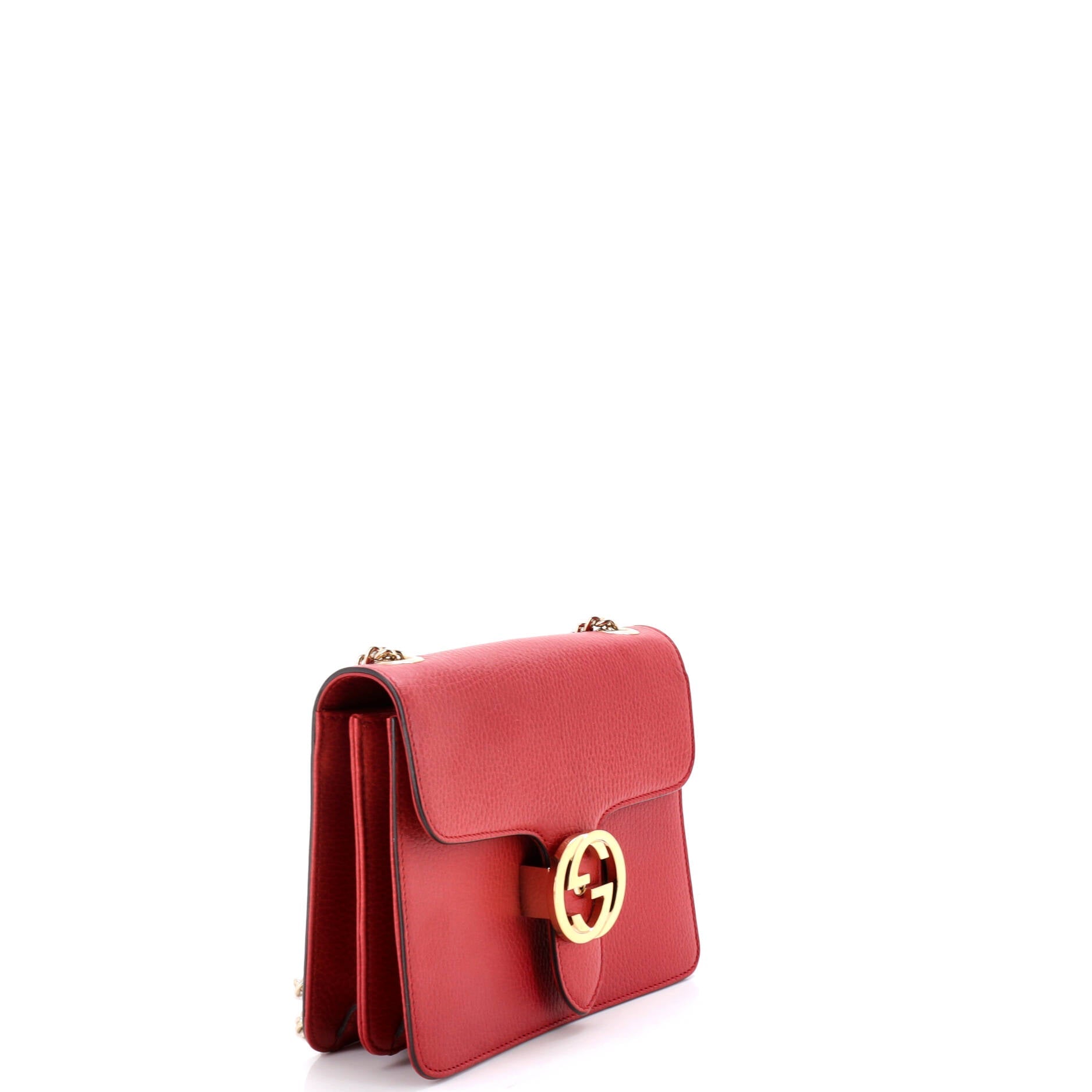 Interlocking Shoulder Bag Leather Small