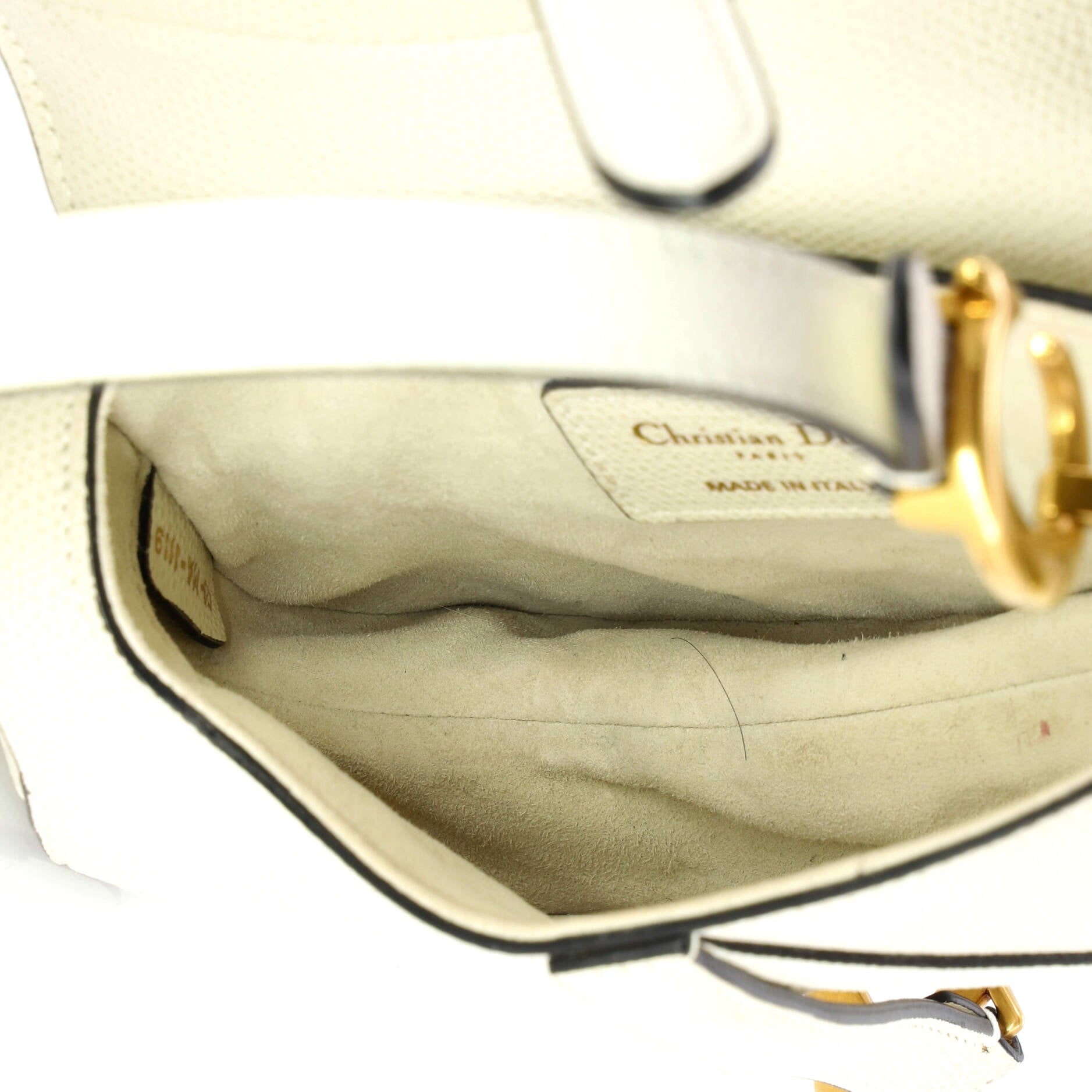 Saddle Handbag Leather Mini