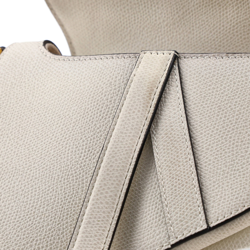 Saddle Handbag Leather Mini