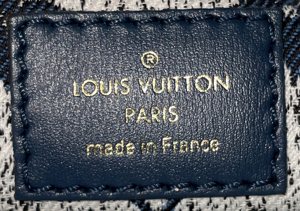 Loop Handbag Monogram Jacquard Denim