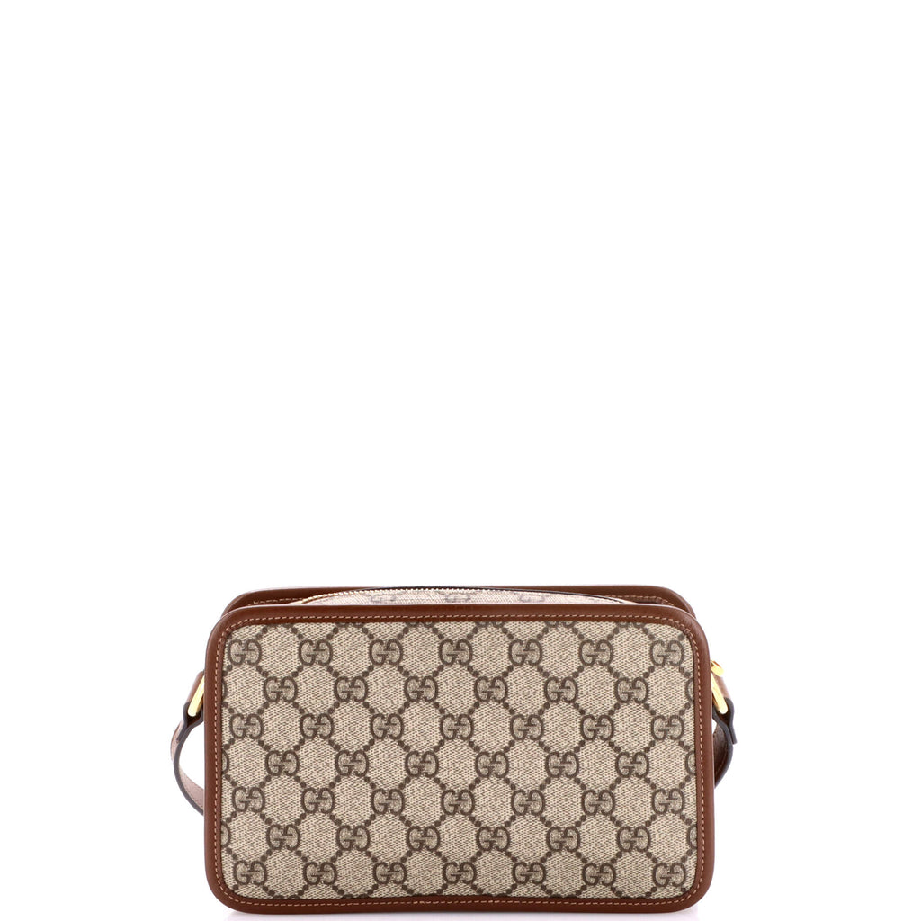 Interlocking G Patch Camera Bag GG Coated Canvas Mini
