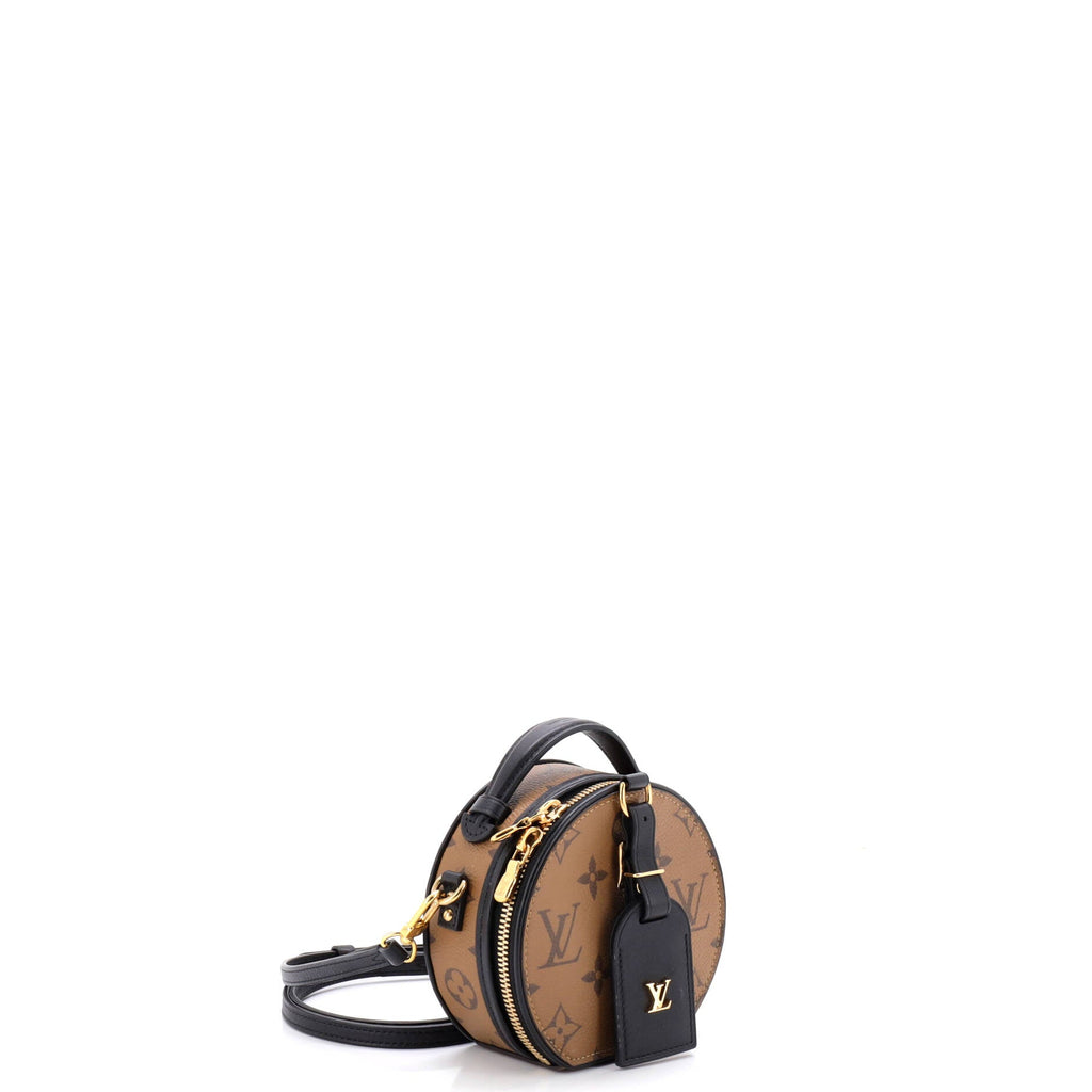 Mini Boite Chapeau Bag Reverse Monogram Canvas