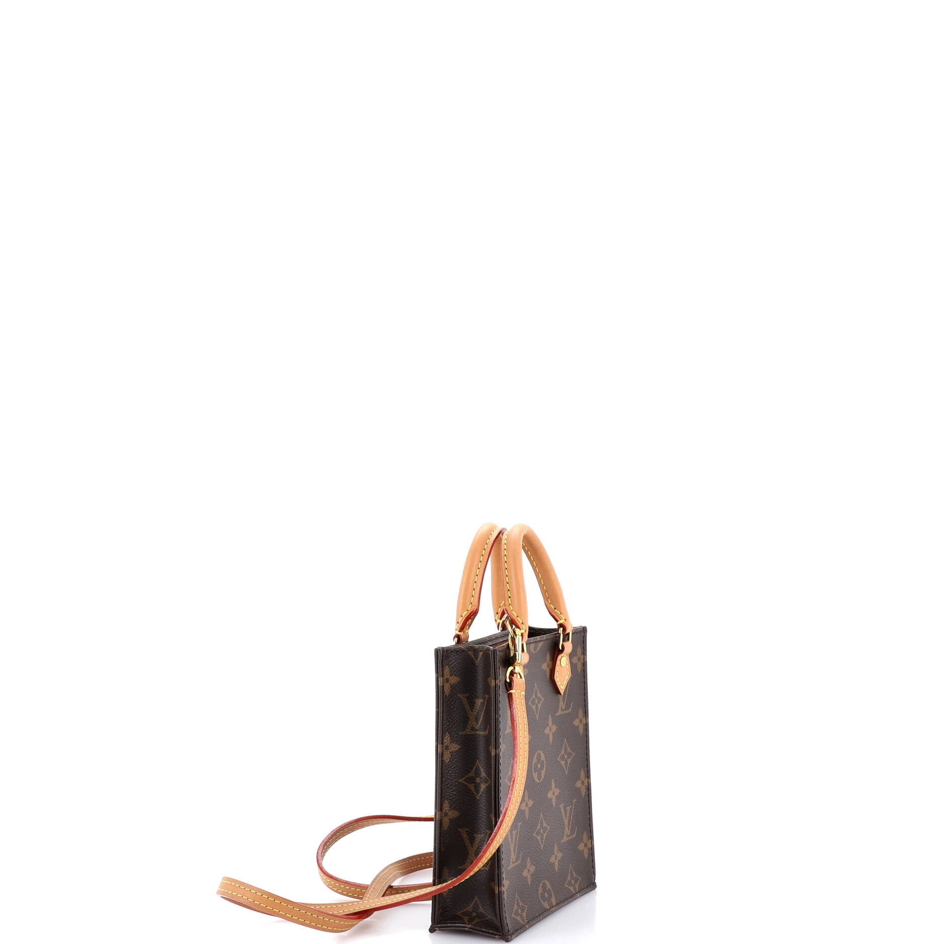 Petit Sac Plat Bag Monogram Canvas
