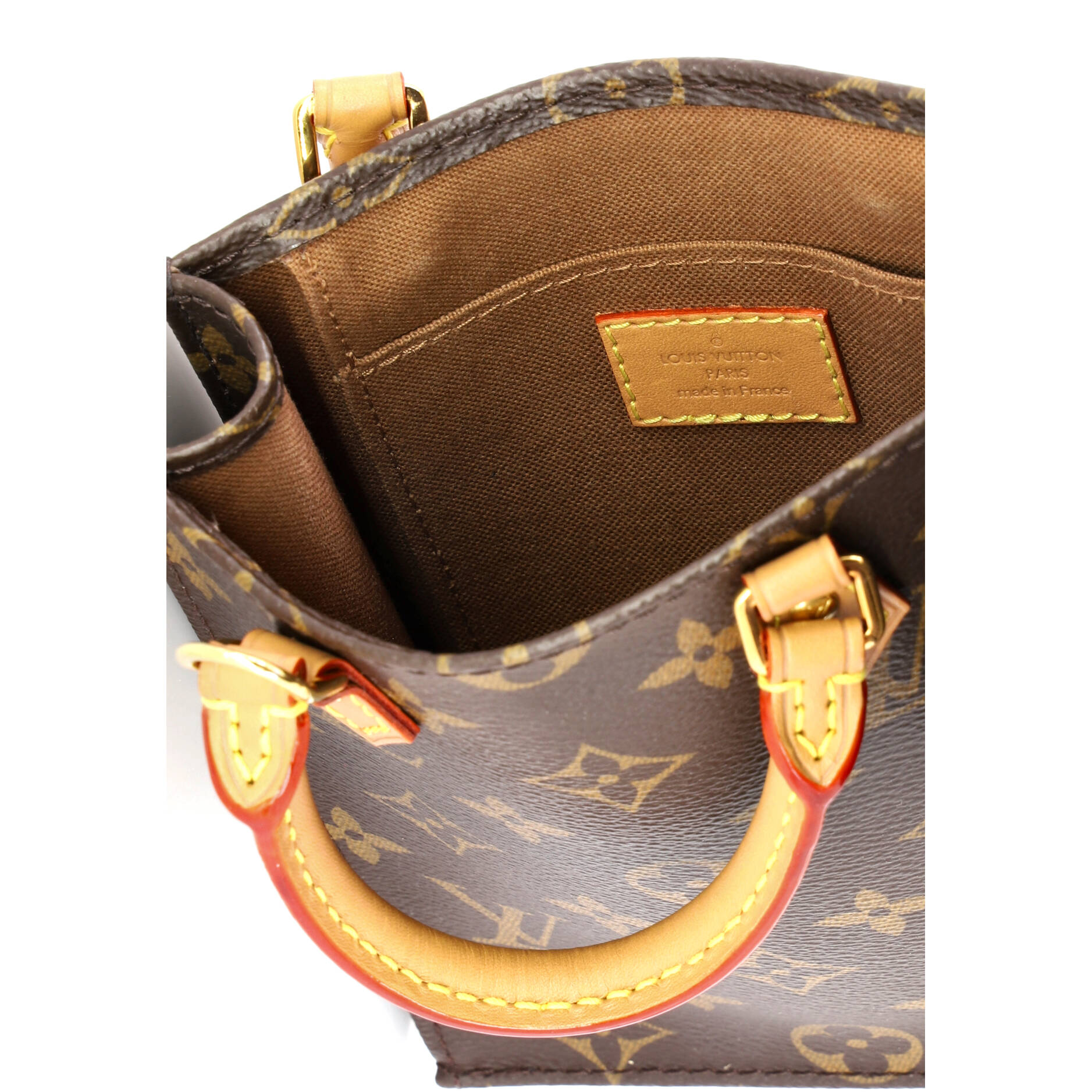 Petit Sac Plat Bag Monogram Canvas