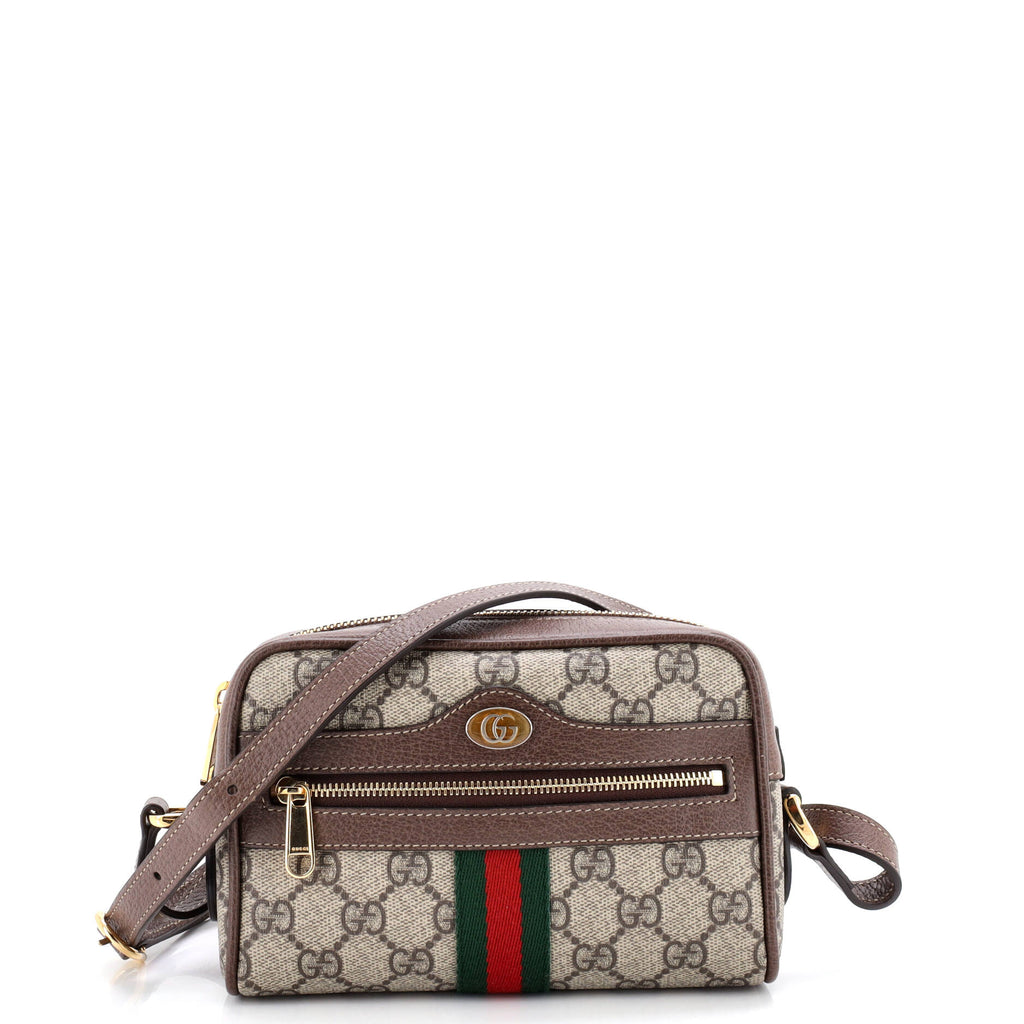 Ophidia Shoulder Bag GG Coated Canvas Mini