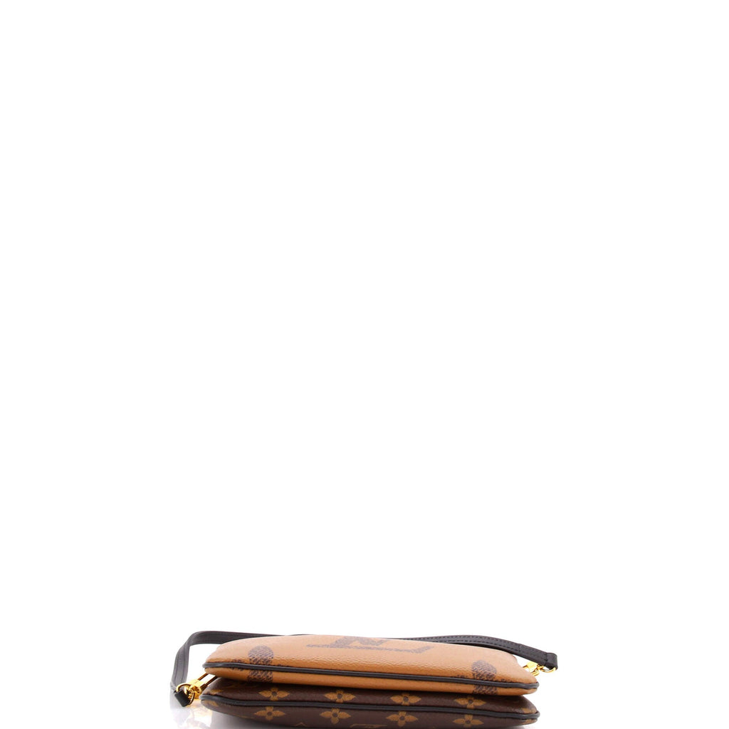 Double Zip Pochette Reverse Monogram Giant