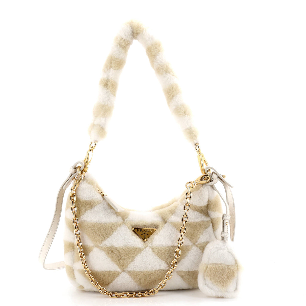 Re-Edition Shoulder Bag Shearling Mini