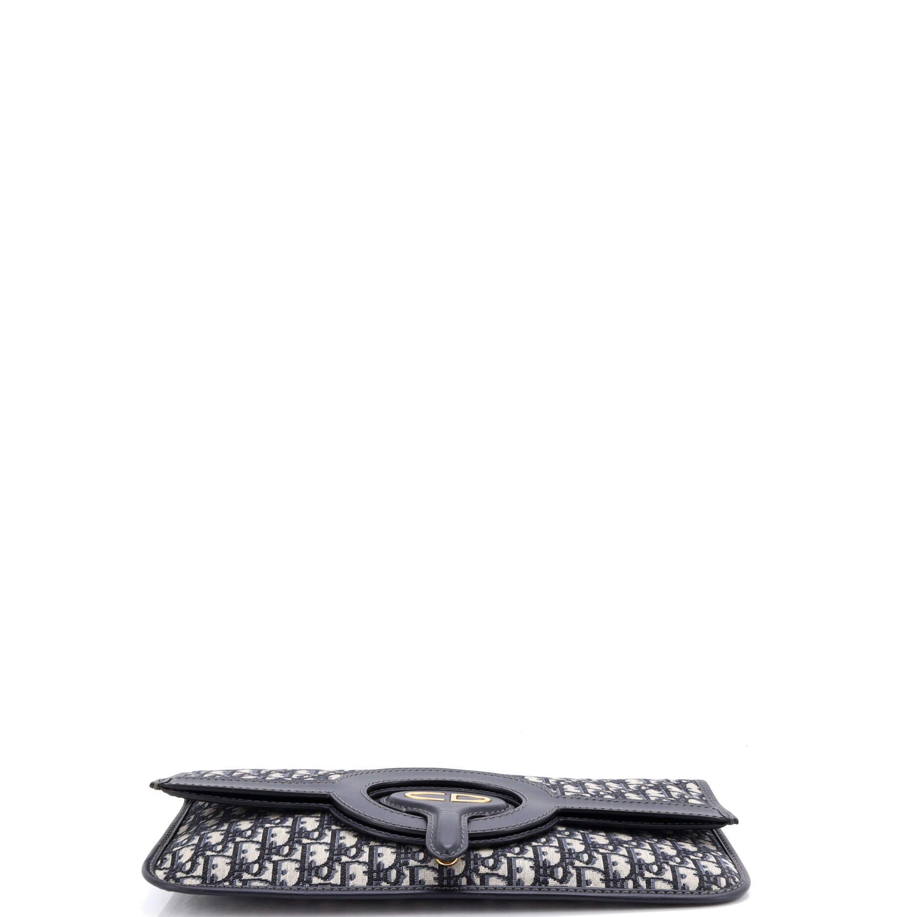 Fold Over Clutch Oblique Canvas