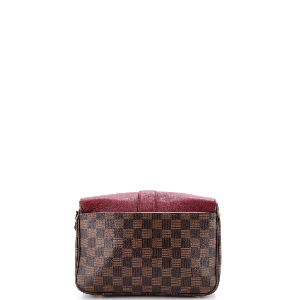 Clapton Handbag Damier and Leather PM