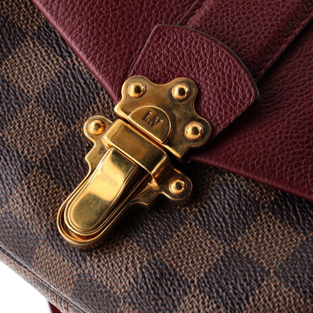 Clapton Handbag Damier and Leather PM