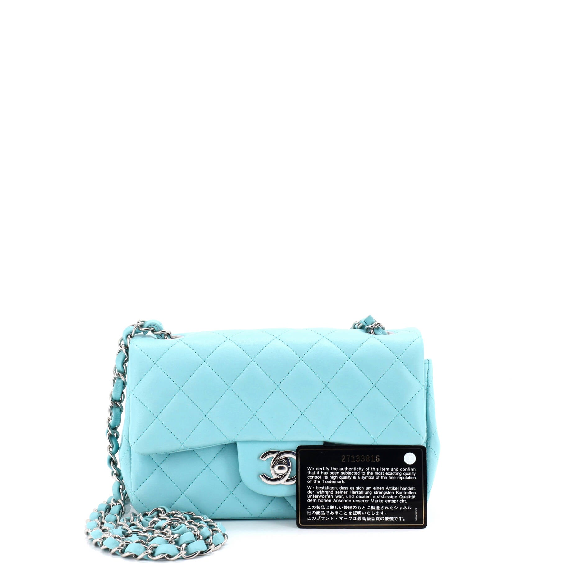Classic Single Flap Bag Quilted Lambskin Mini