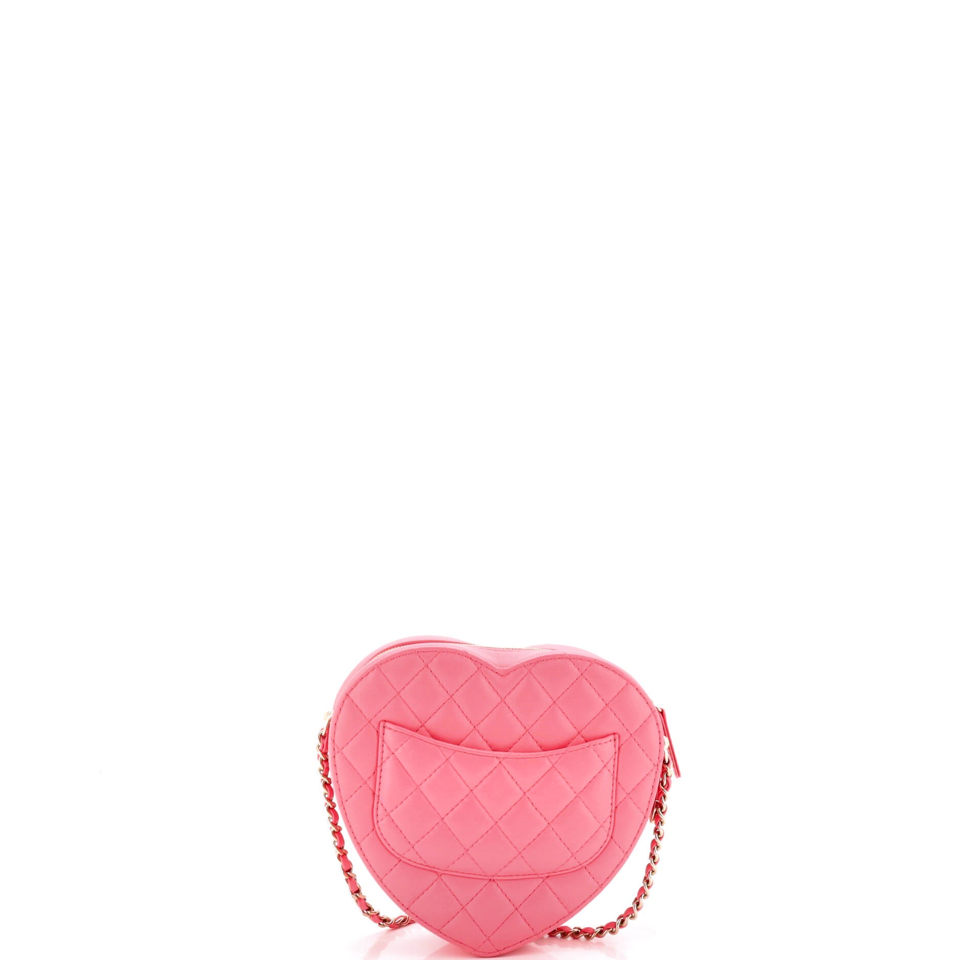 CC in Love Heart Bag Quilted Lambskin