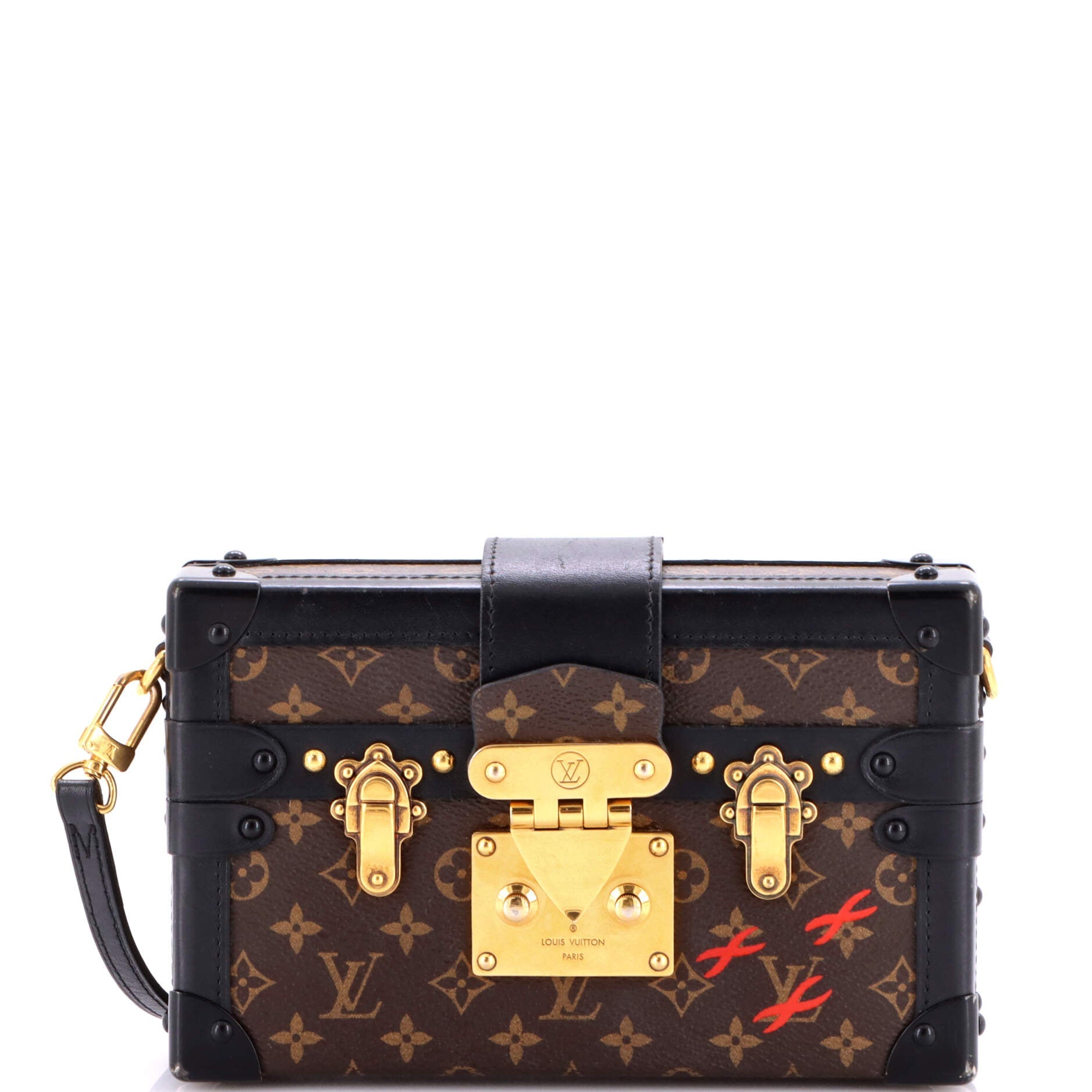 Petite Malle Handbag Monogram Canvas