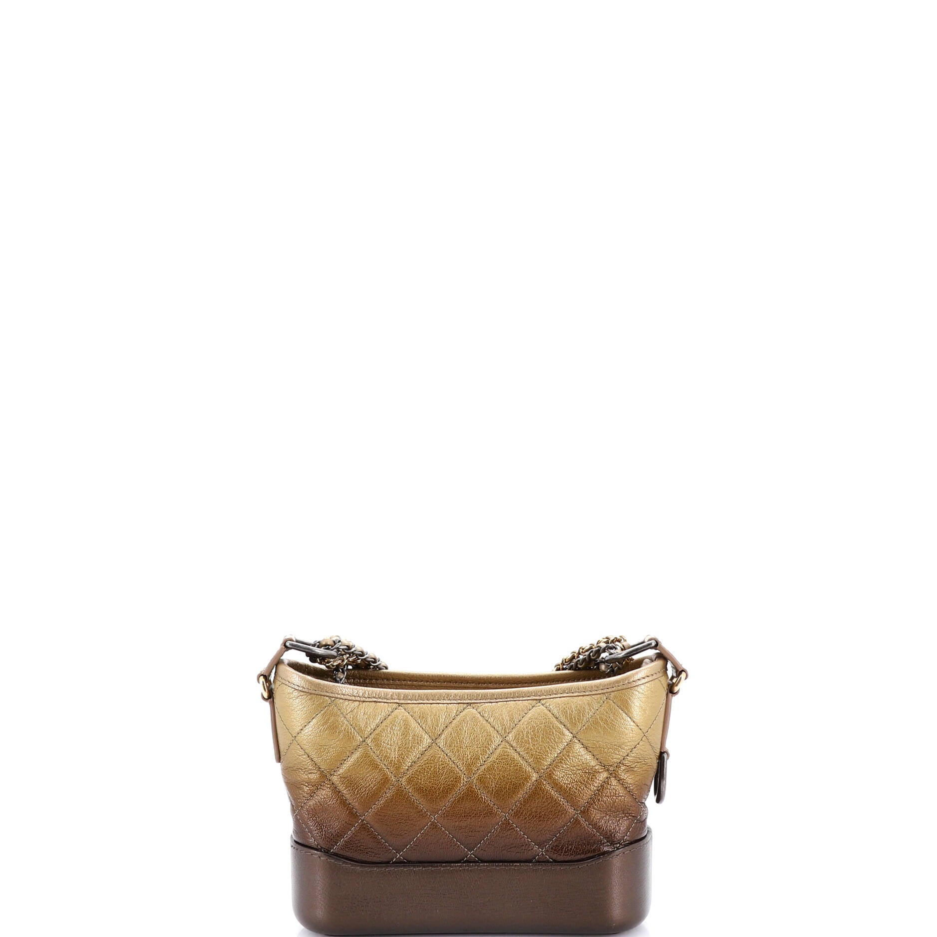 Gabrielle Hobo Quilted Ombre Goatskin Small