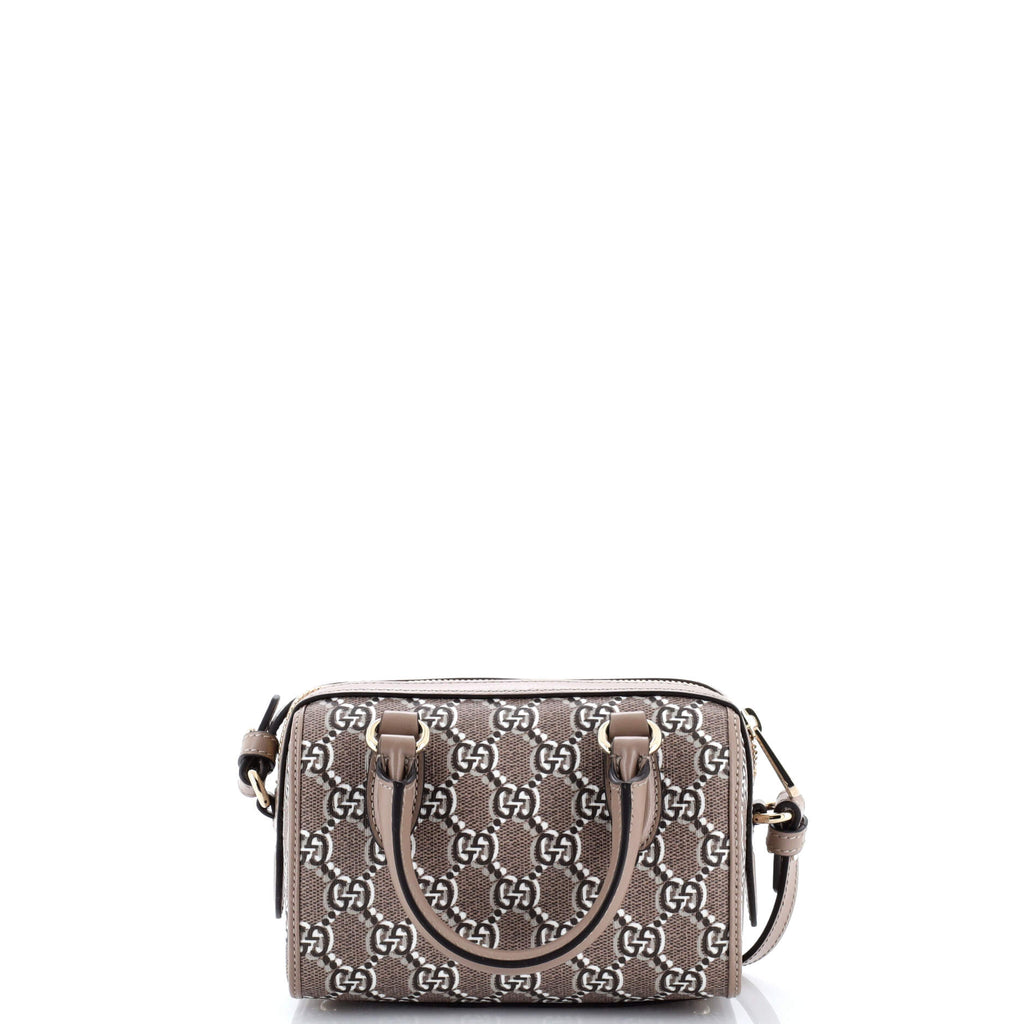 Top Handle Shoulder Bag GG Shadow Coated Canvas Mini