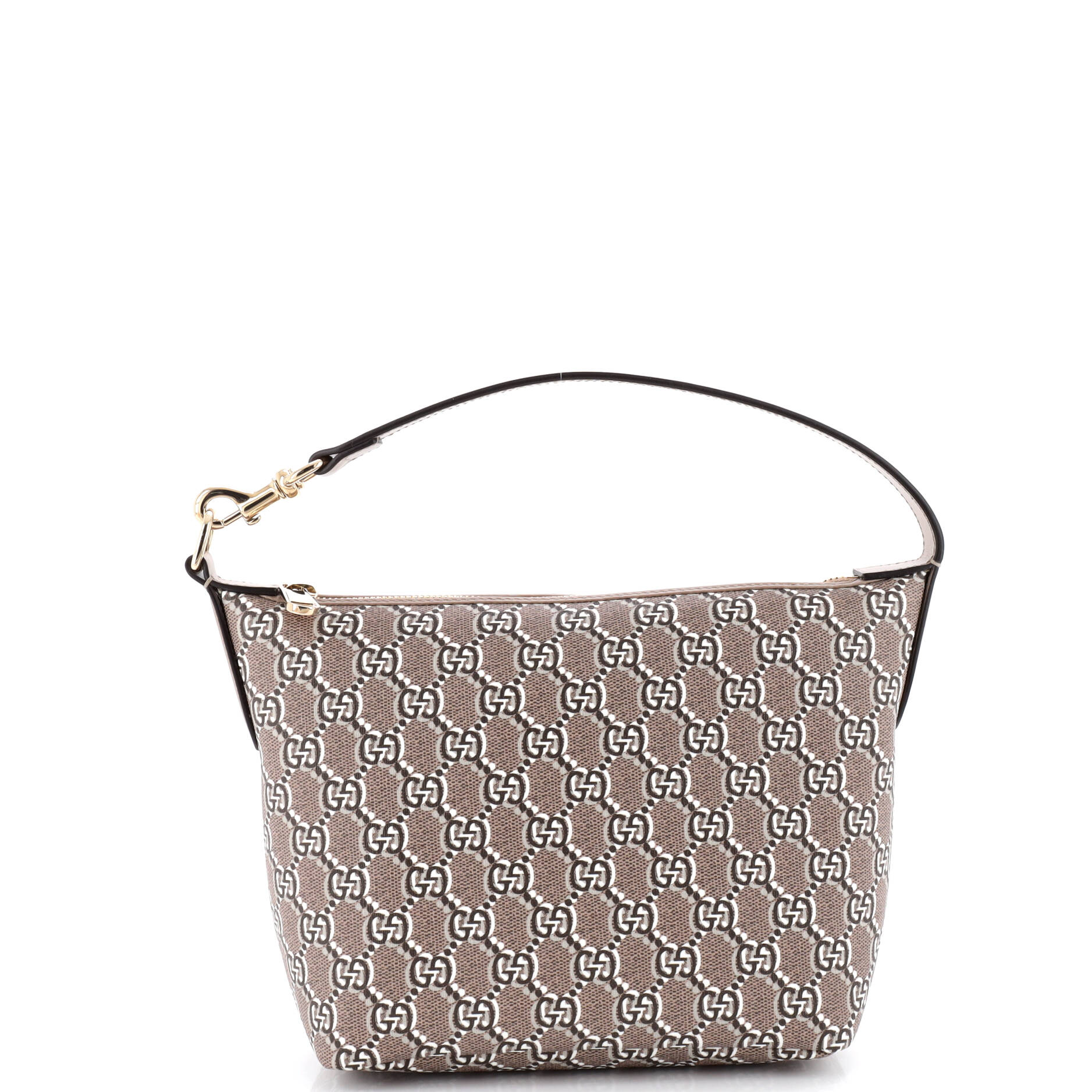 Ophidia Zip Shoulder Bag GG Shadow Coated Canvas Super Mini