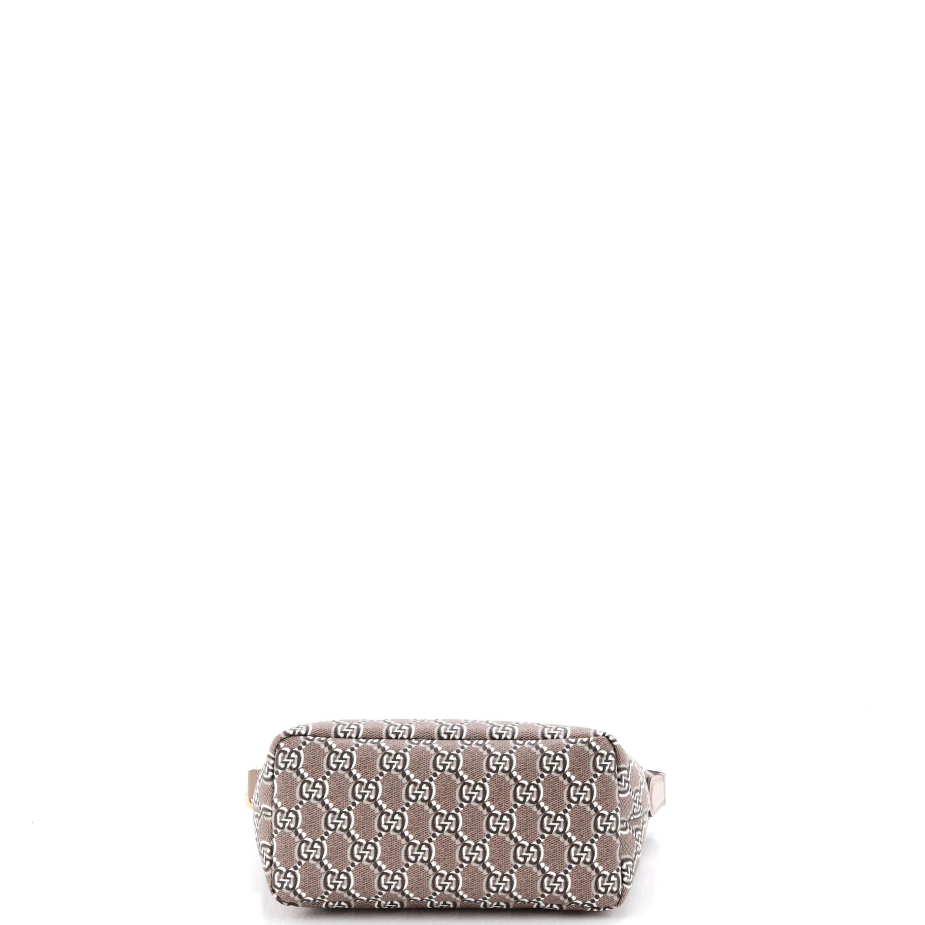 Ophidia Zip Shoulder Bag GG Shadow Coated Canvas Super Mini