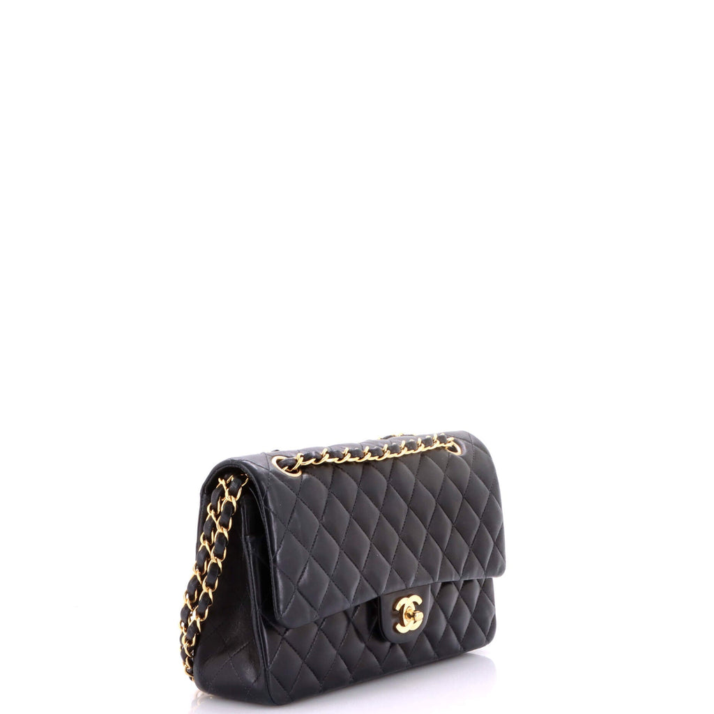 Vintage Classic Double Flap Bag Quilted Lambskin Medium