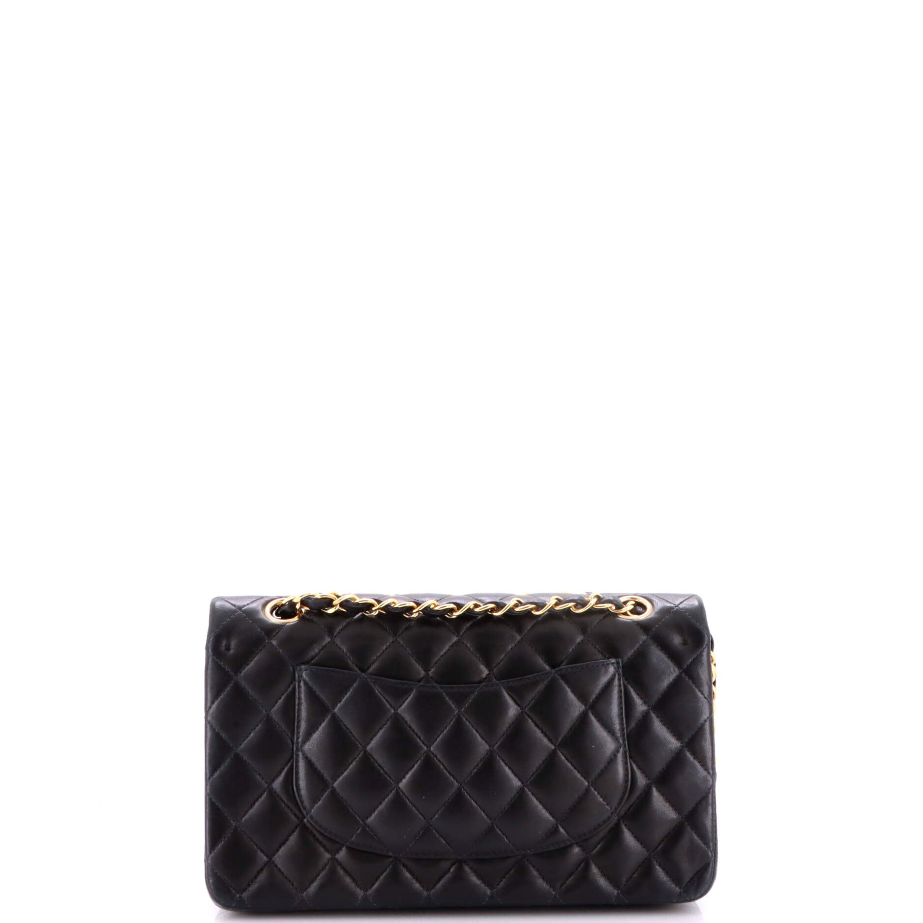 Vintage Classic Double Flap Bag Quilted Lambskin Medium