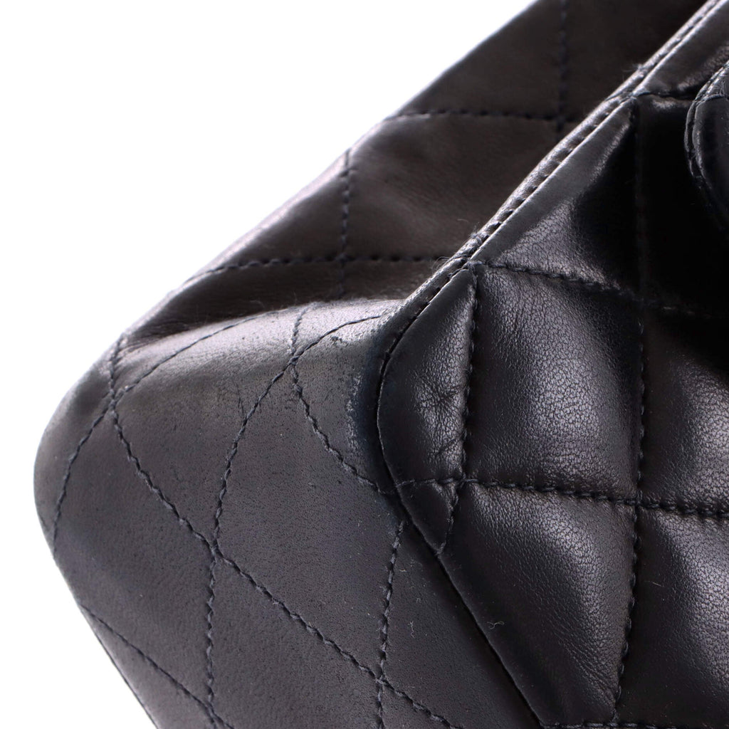 Vintage Classic Double Flap Bag Quilted Lambskin Medium
