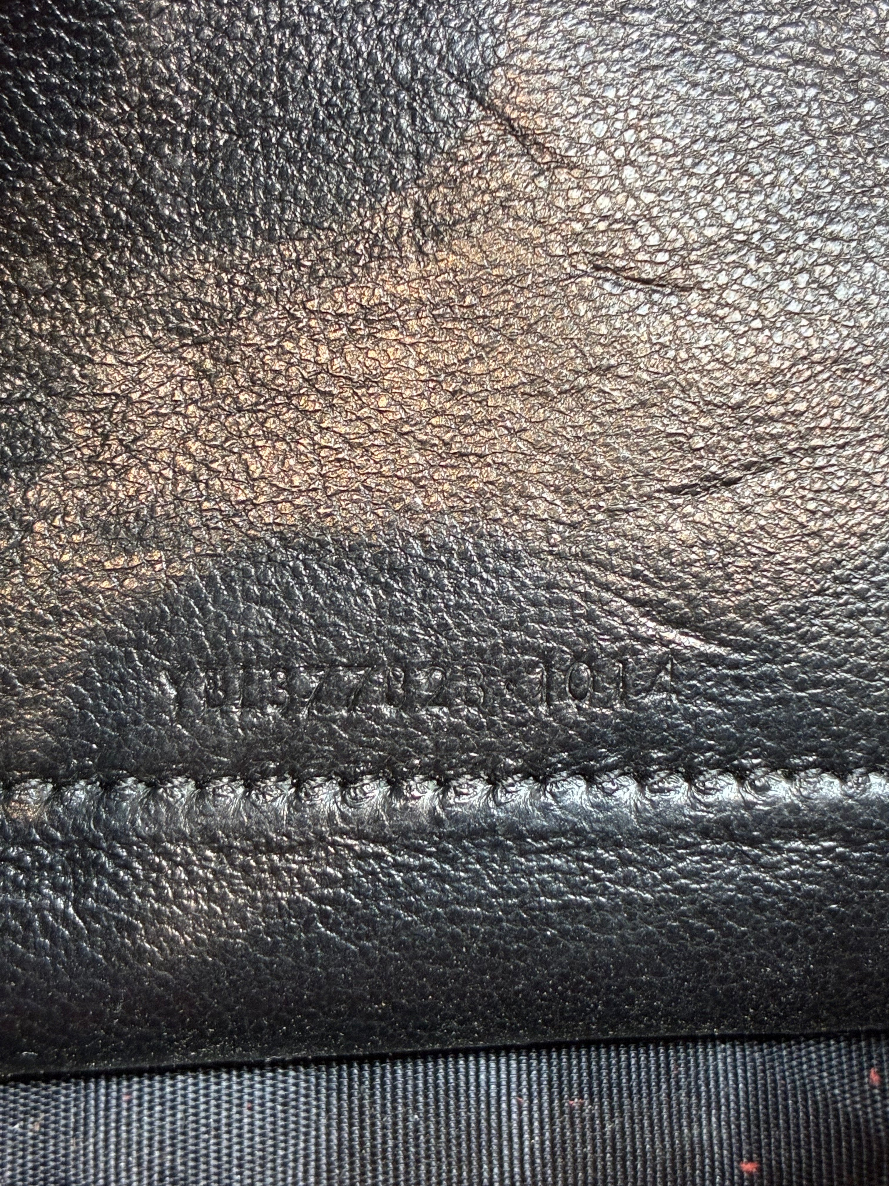 Classic Monogram Wallet on Chain Matelasse Chevron Leather Medium
