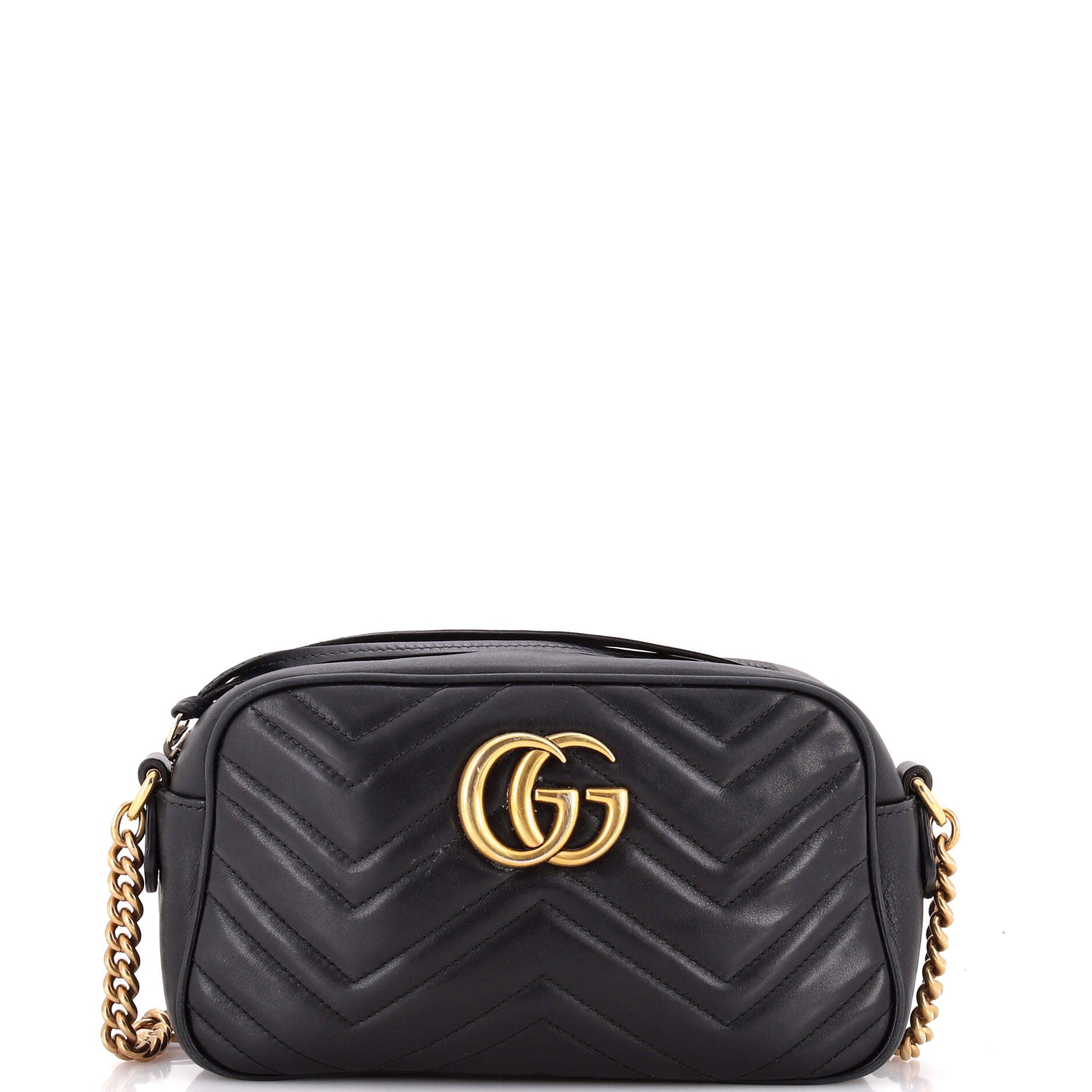GG Marmont Shoulder Bag Matelasse Leather Small