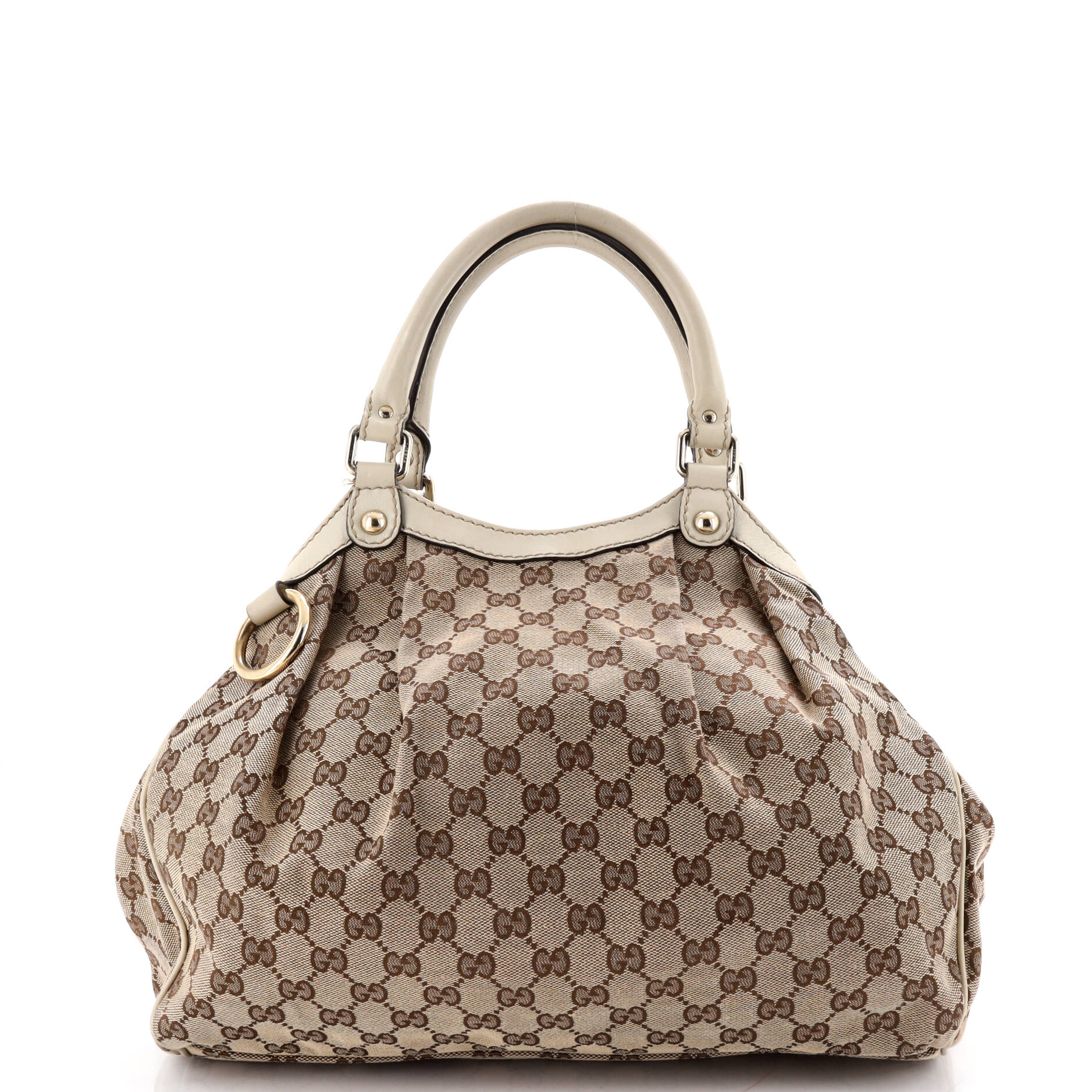 Sukey Tote GG Canvas with Leather Medium