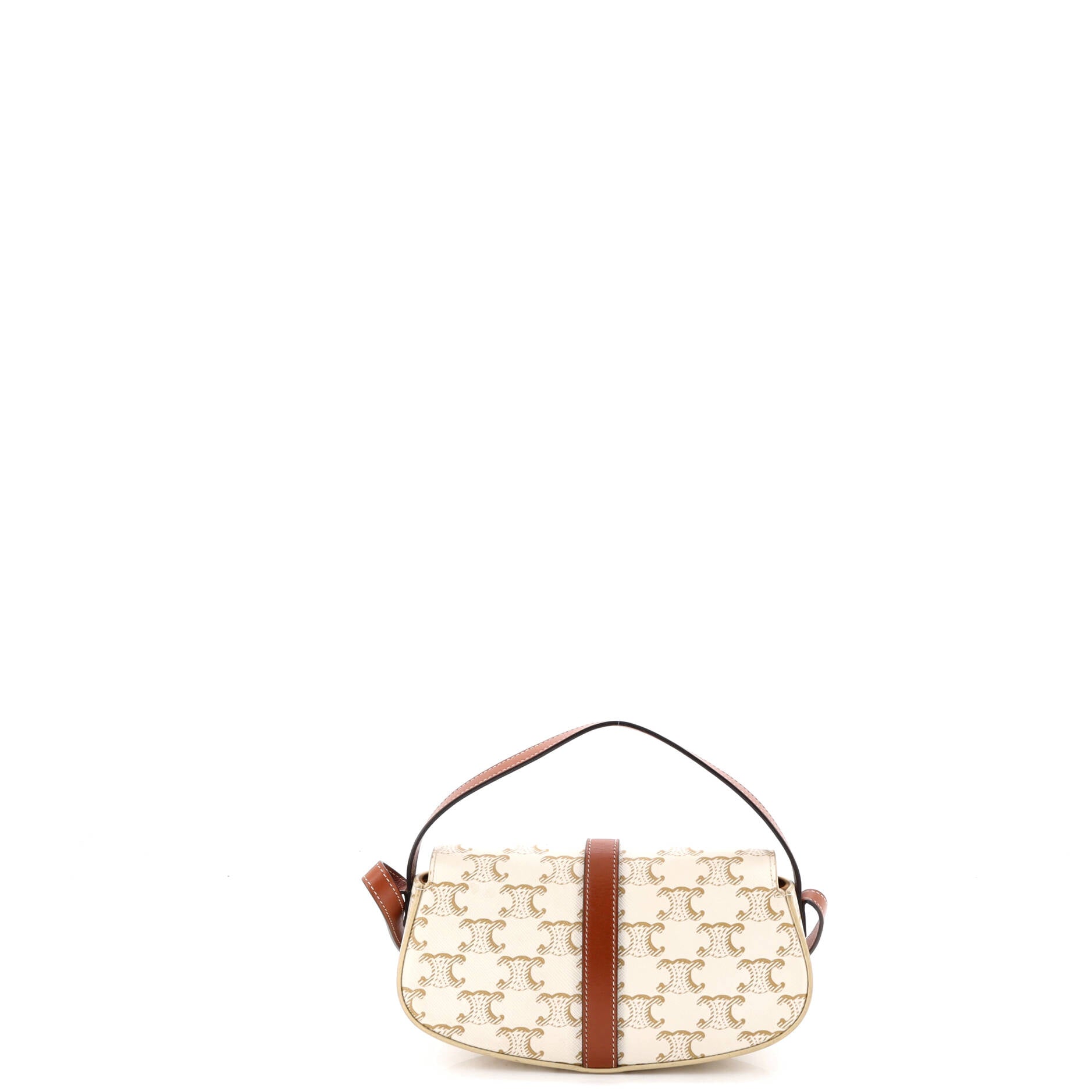 Tabou Clutch with Strap Triomphe Coated Canvas