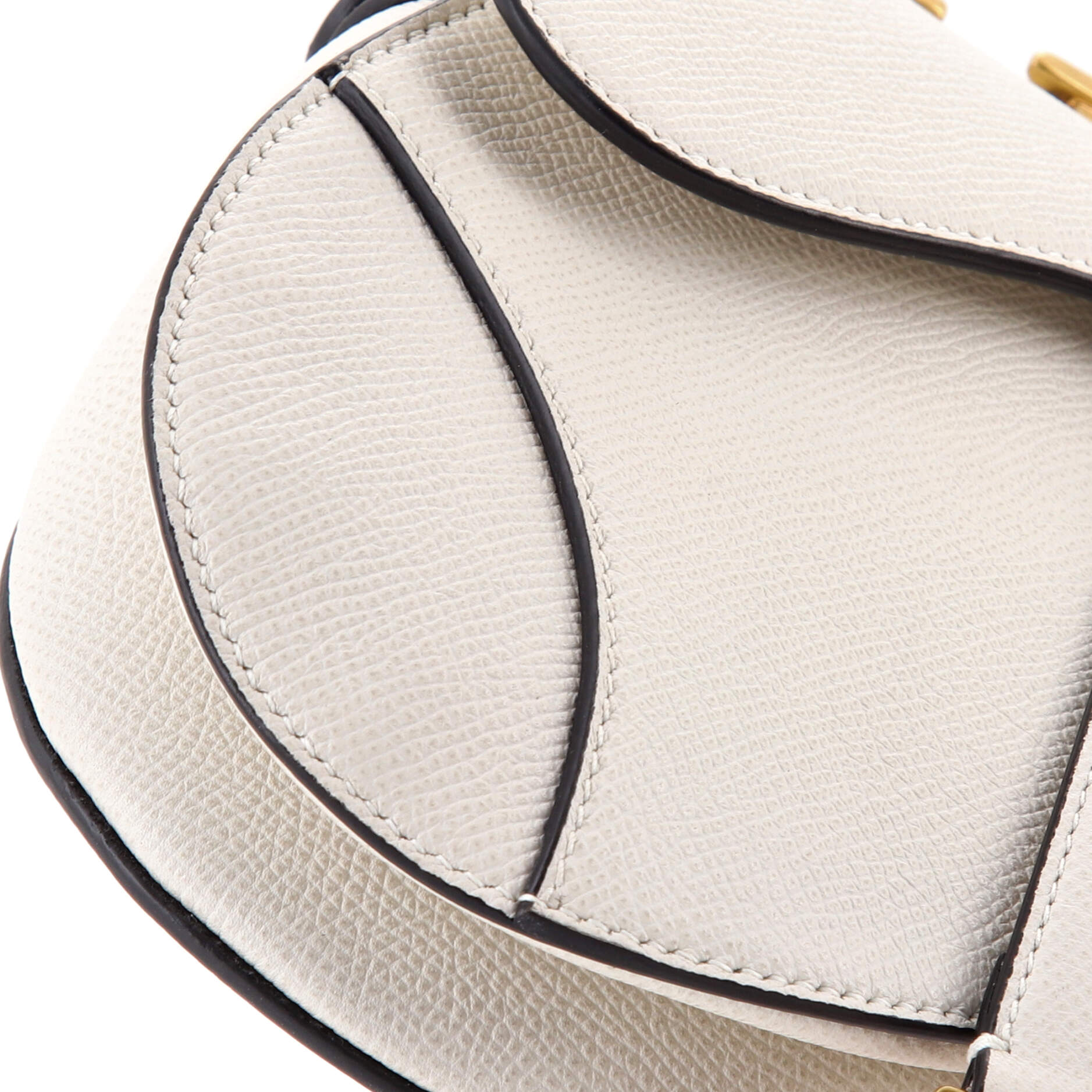 Saddle Handbag Leather Mini