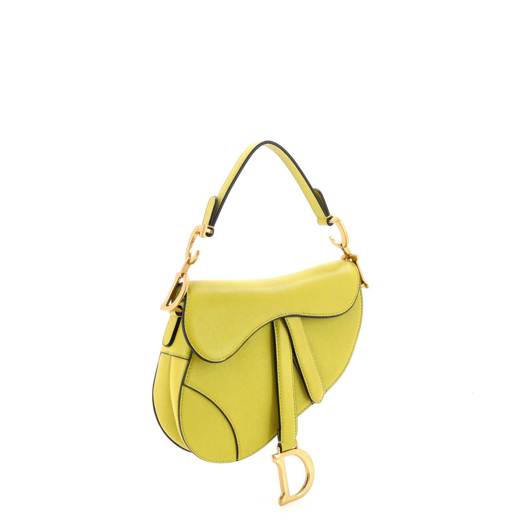 Saddle Handbag Leather Mini