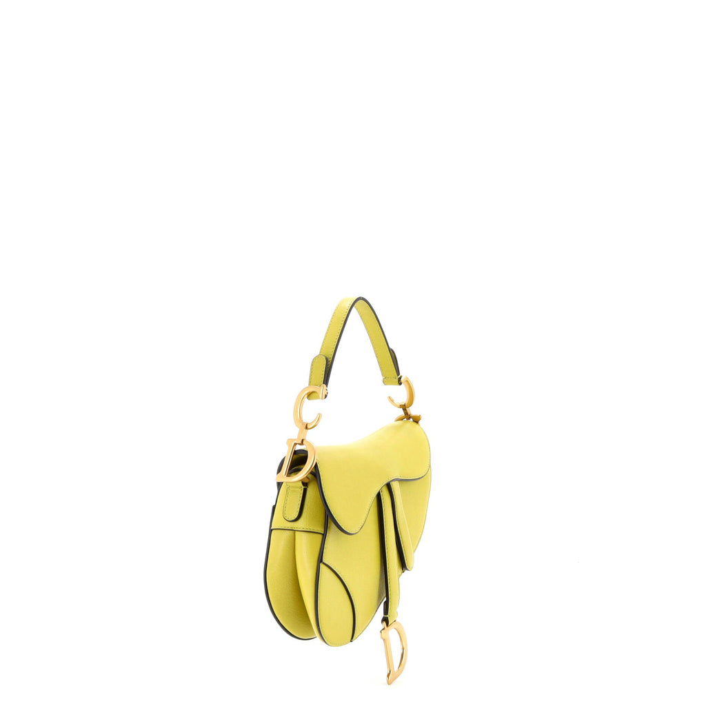 Saddle Handbag Leather Mini