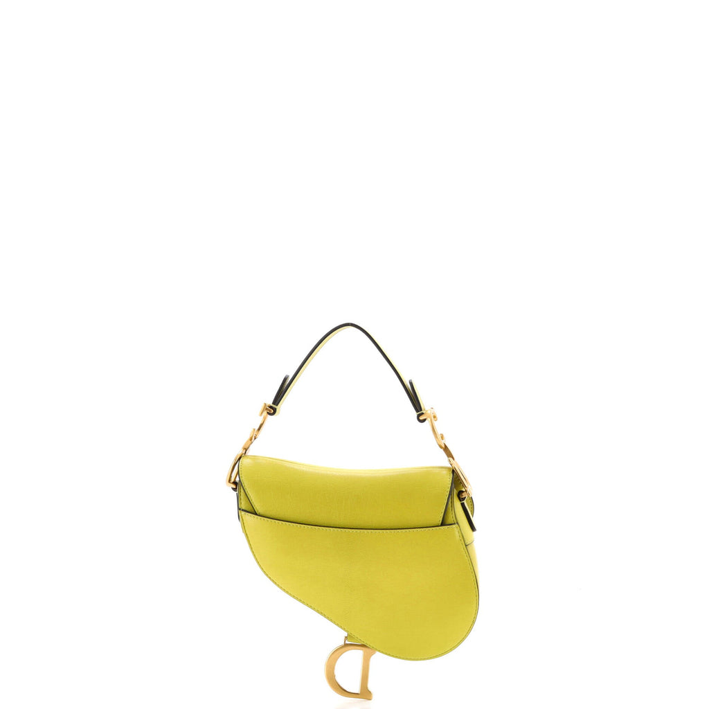Saddle Handbag Leather Mini
