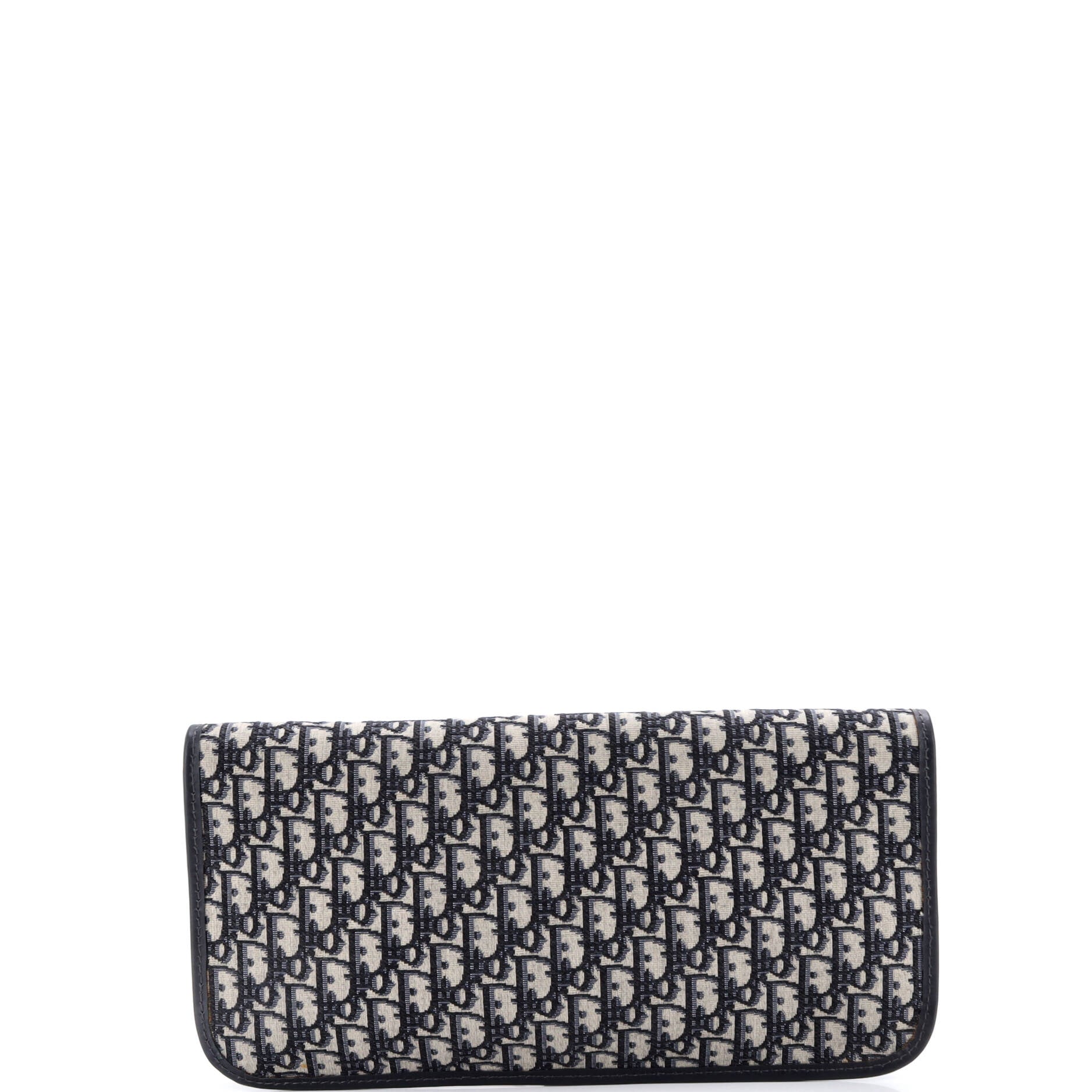 Fold Over Clutch Oblique Canvas